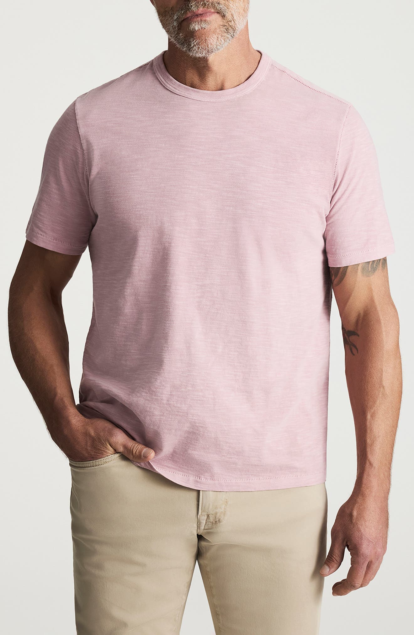 Slub Cotton Crewneck T-Shirt - image 1