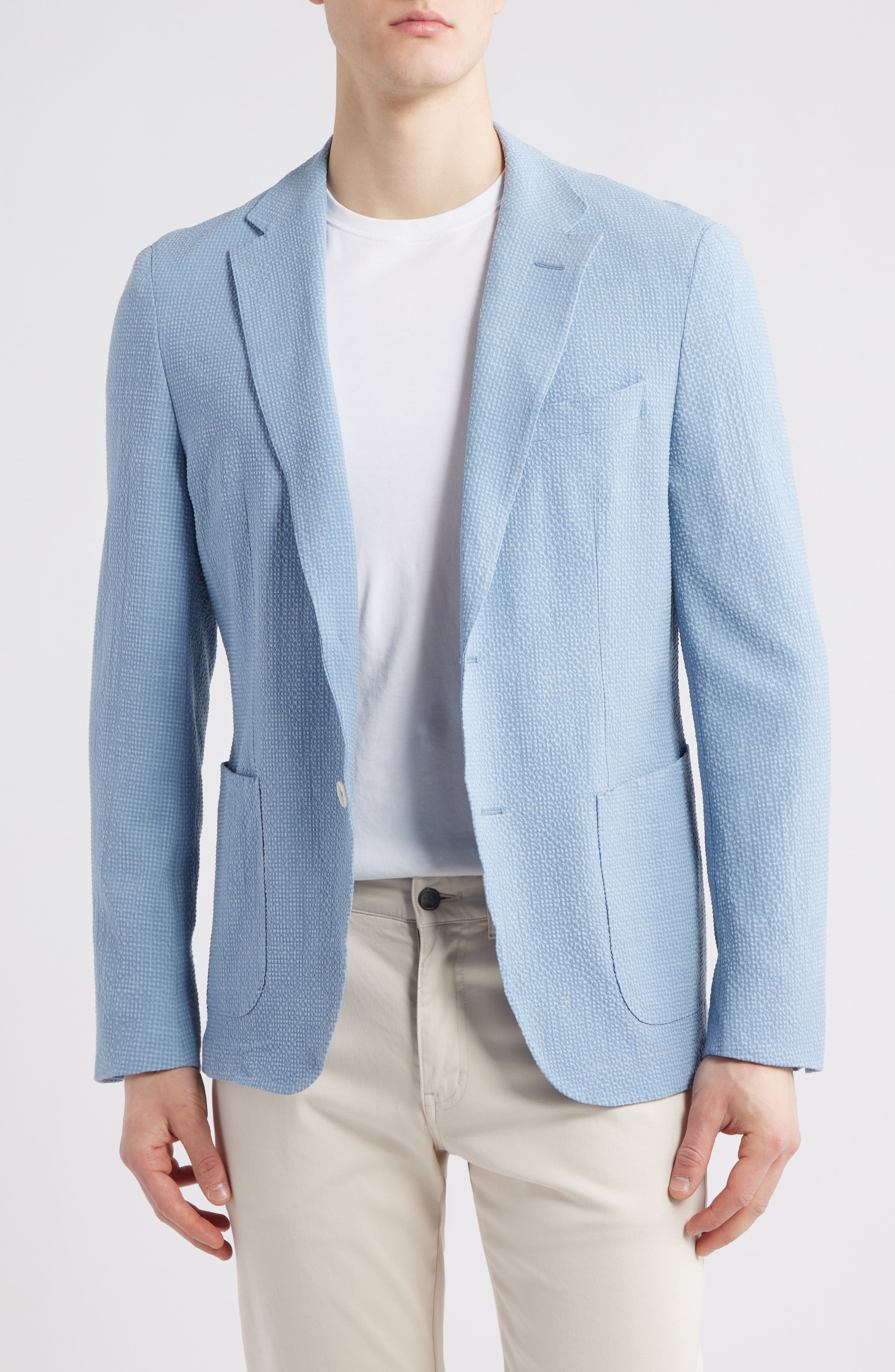Heston Soft Virgin Wool & Silk Blend Sport Coat - image 1