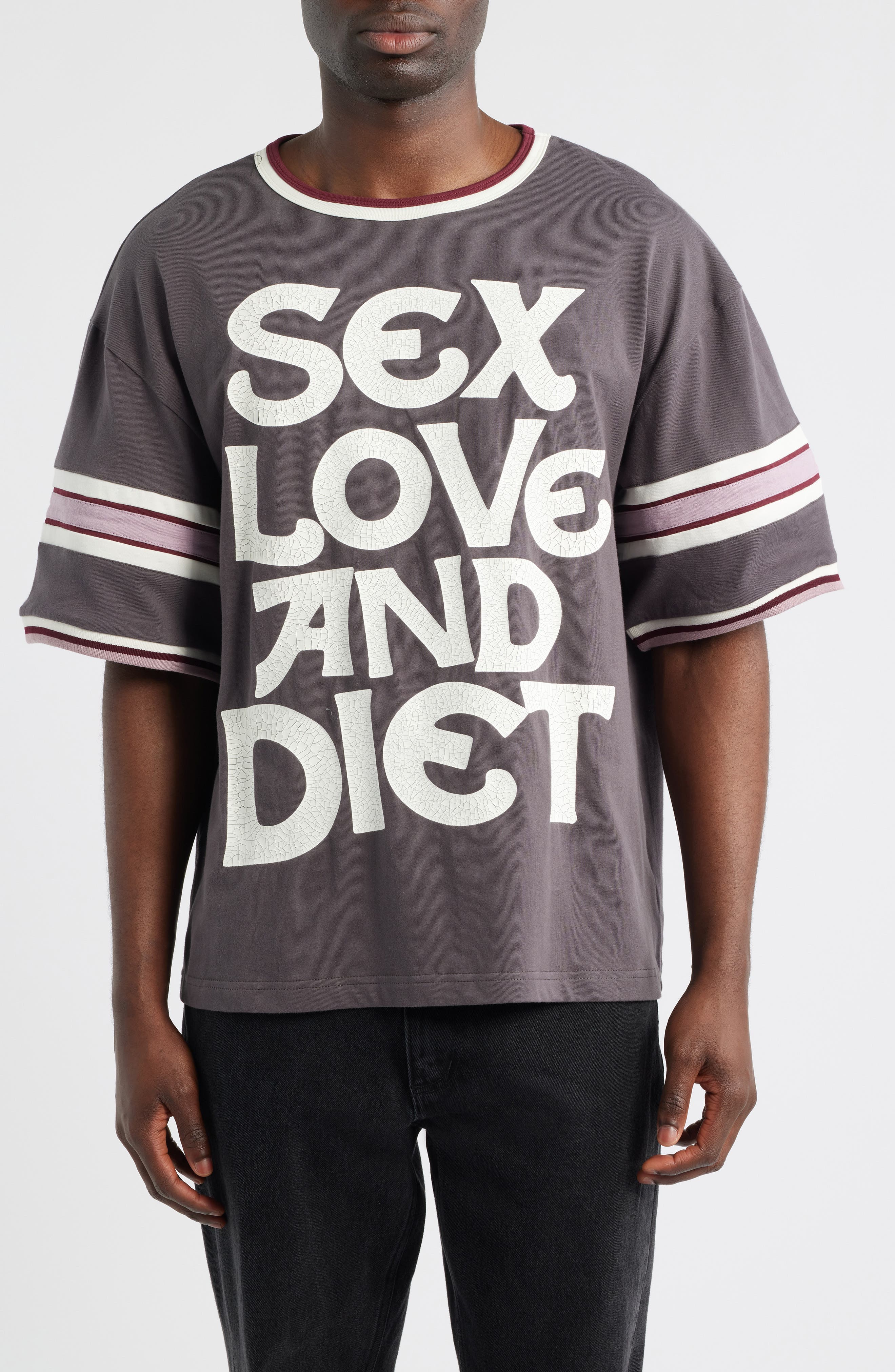 Sex, Love & Diet Oversize Graphic T-Shirt - image 1
