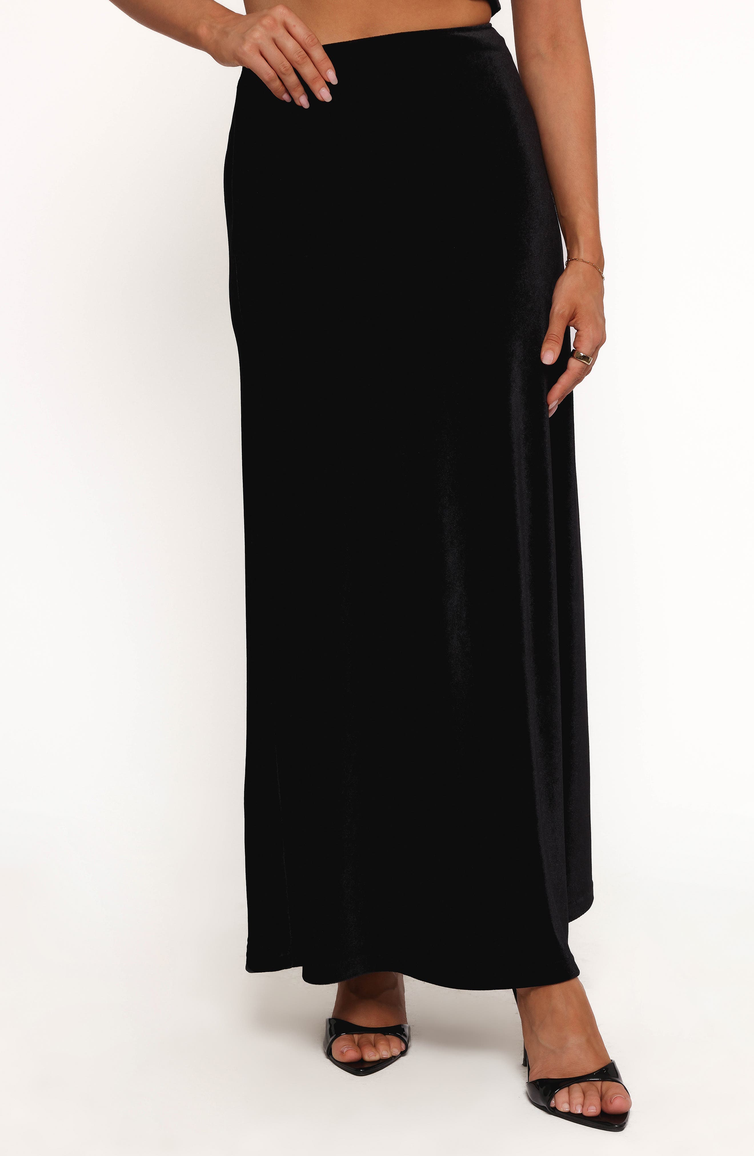 Suri Velvet Maxi Skirt - image 1