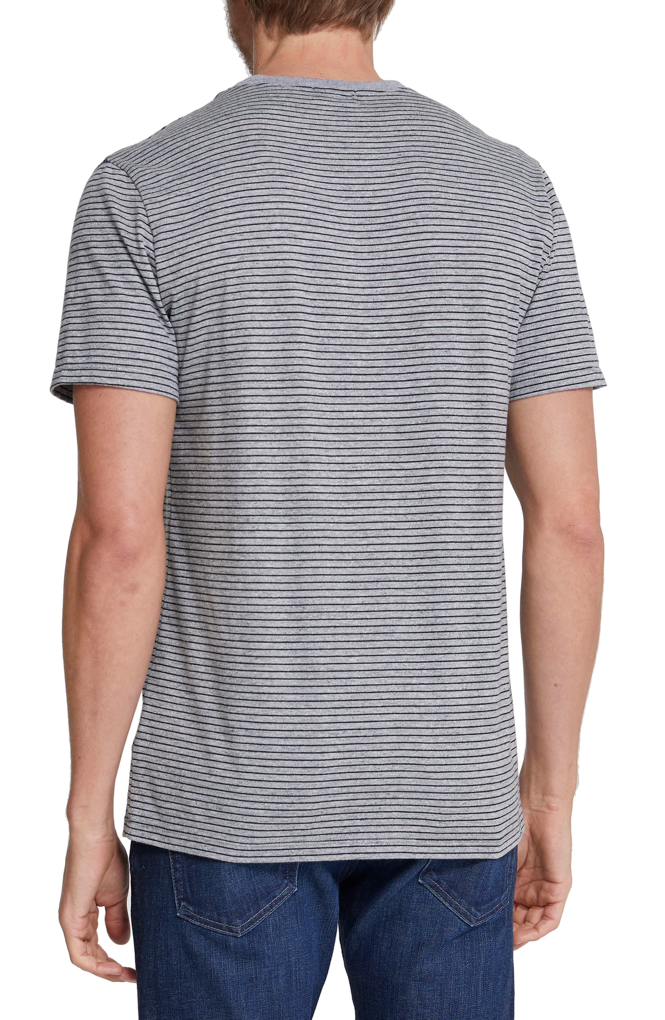 Bryce Stripe Crewneck Cotton T-Shirt - image 2