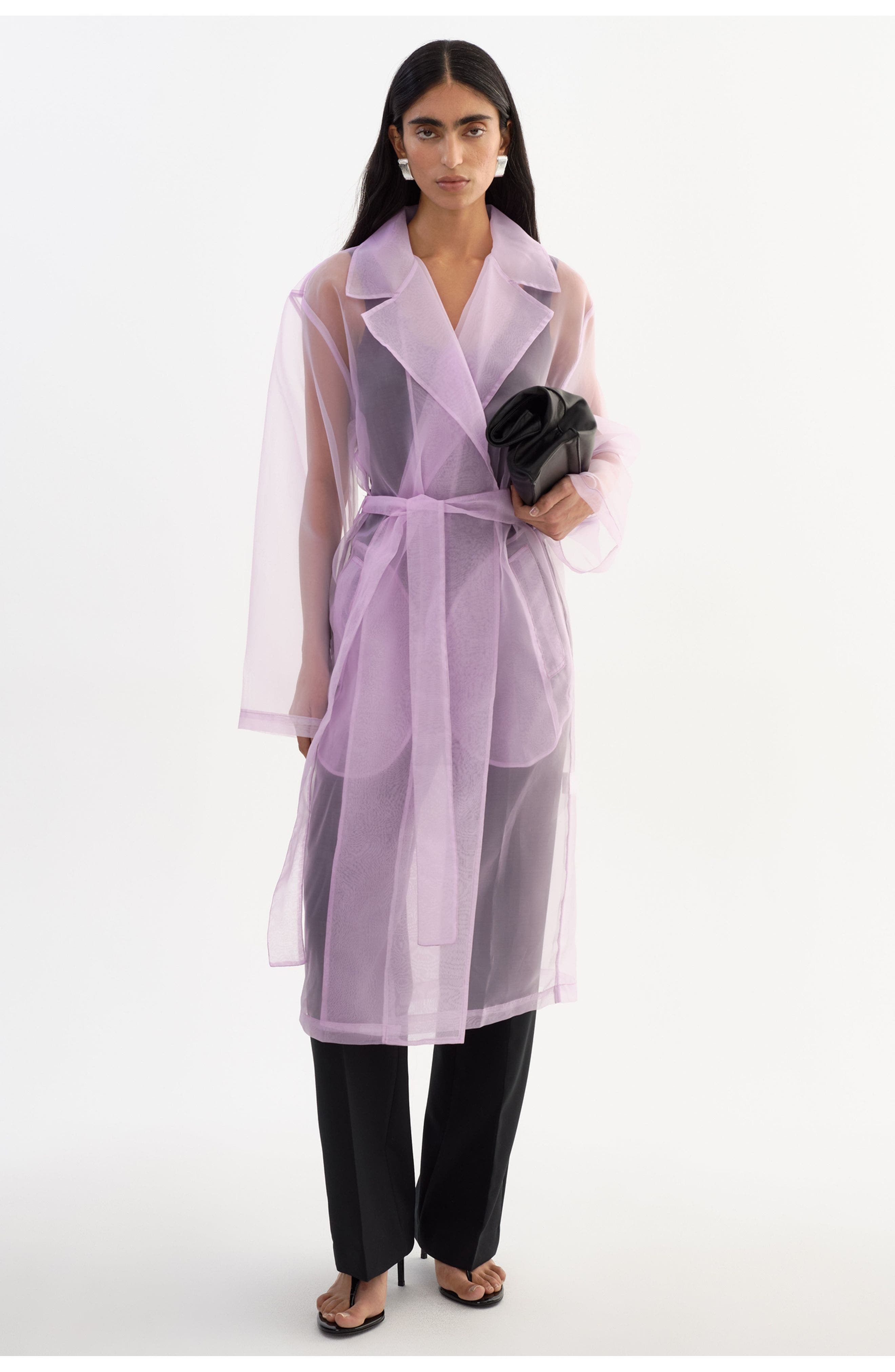 Talise | Long Sheer Coat - image 4