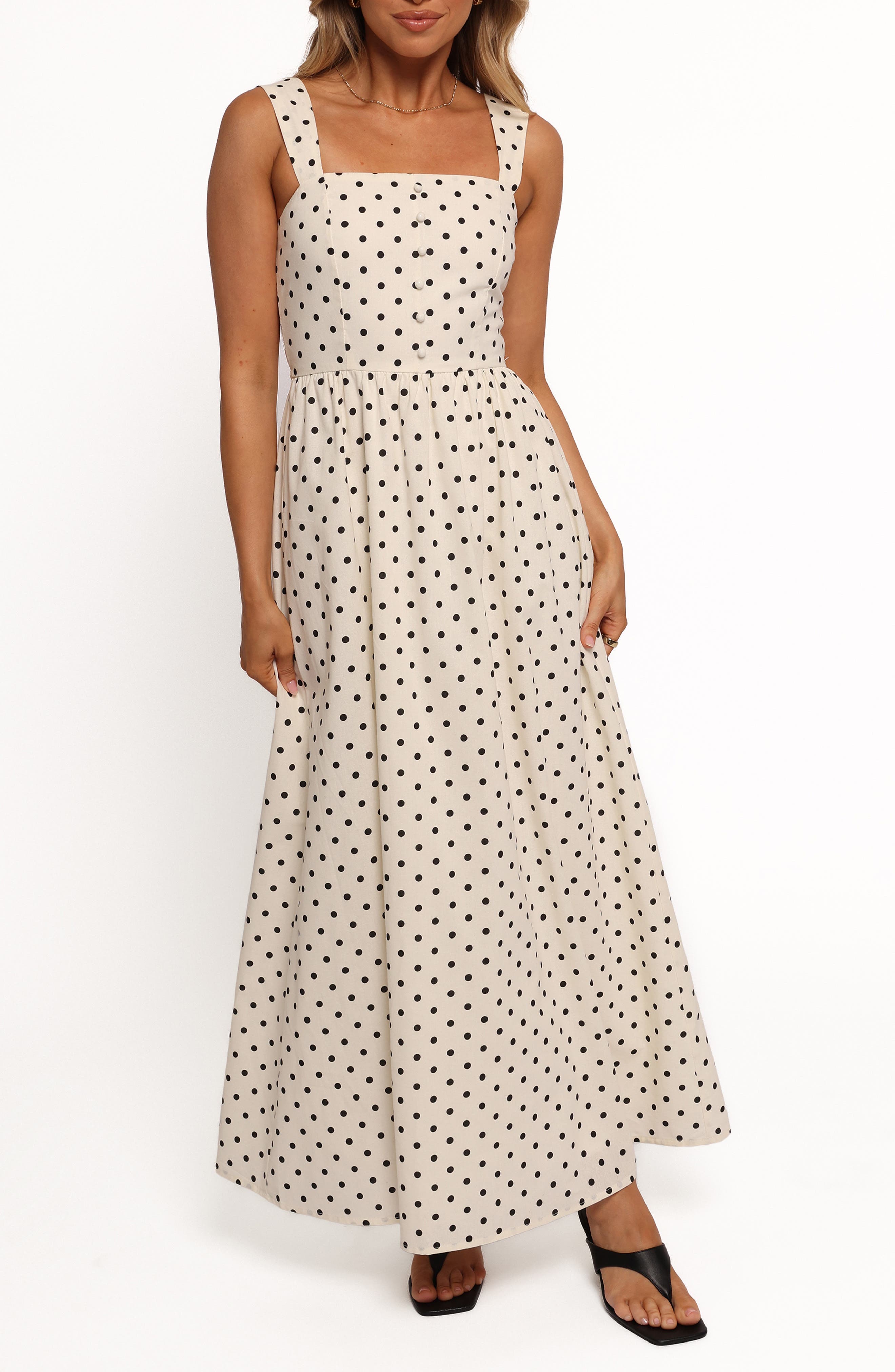 Jenni Polka Dot Maxi Dress - image 1