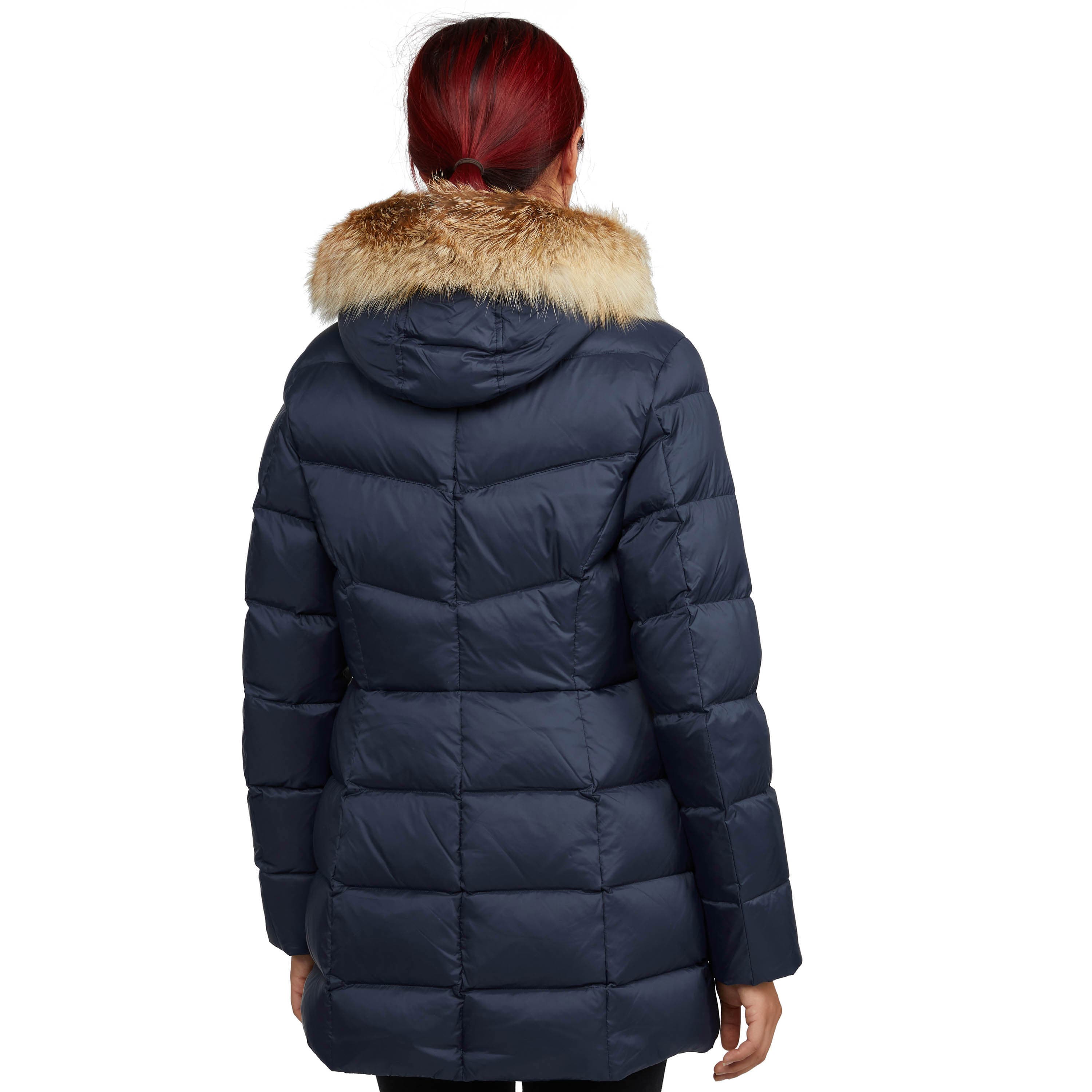Roxy Quilted Puffer with Detachable Faux Fur Trim - image 4