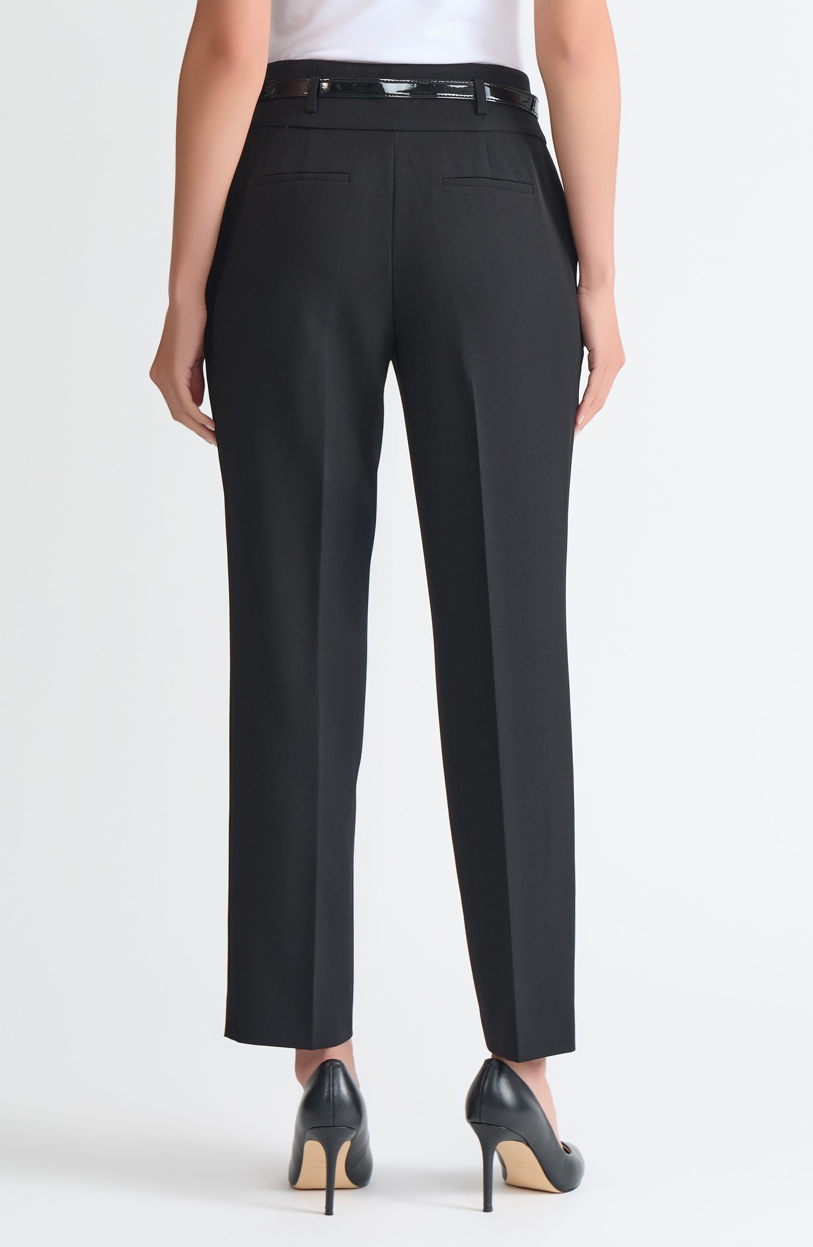 Belted Slim Fit Pants - image 2