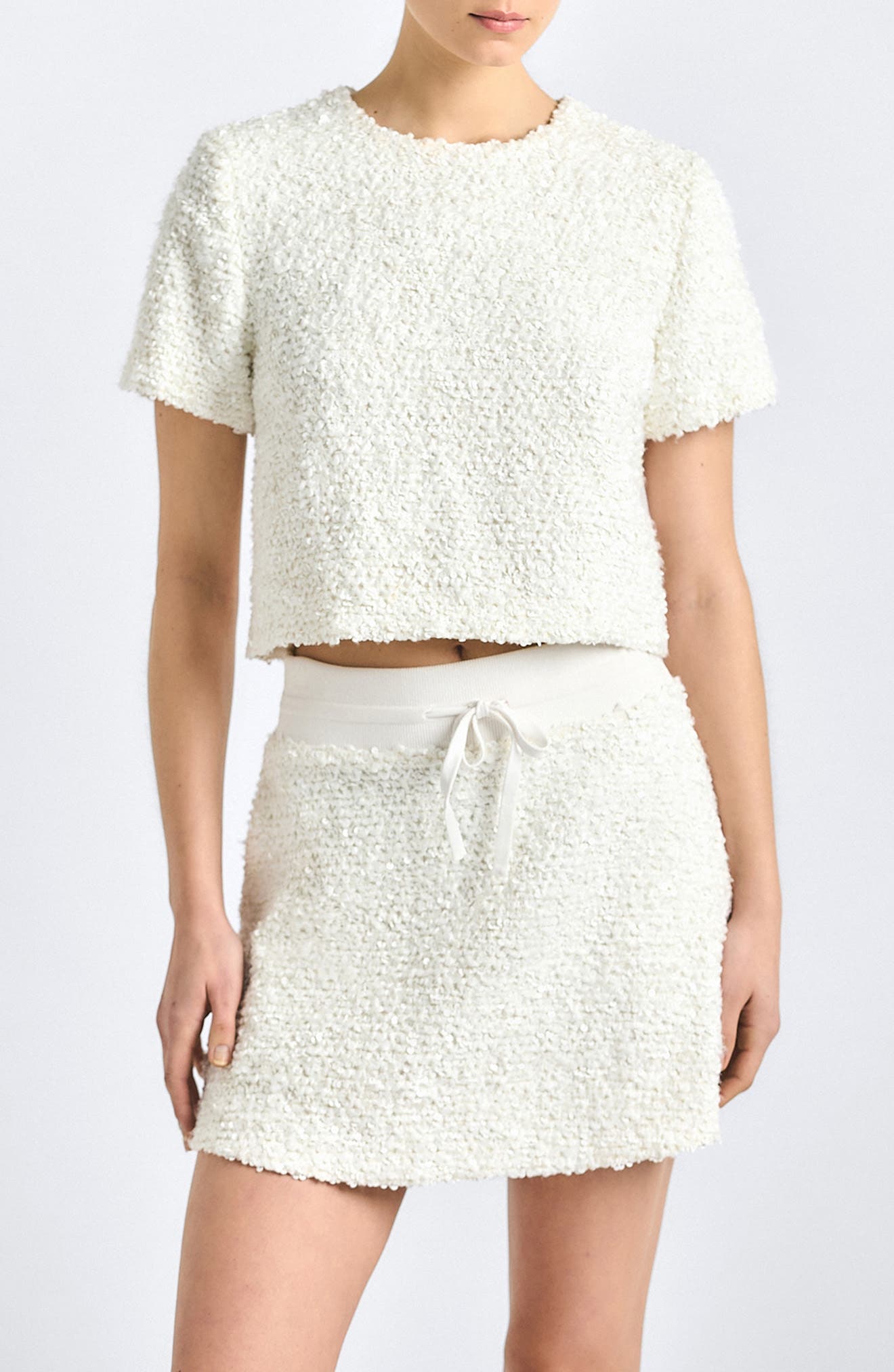Mara Boucle Knit Skirt - image 1