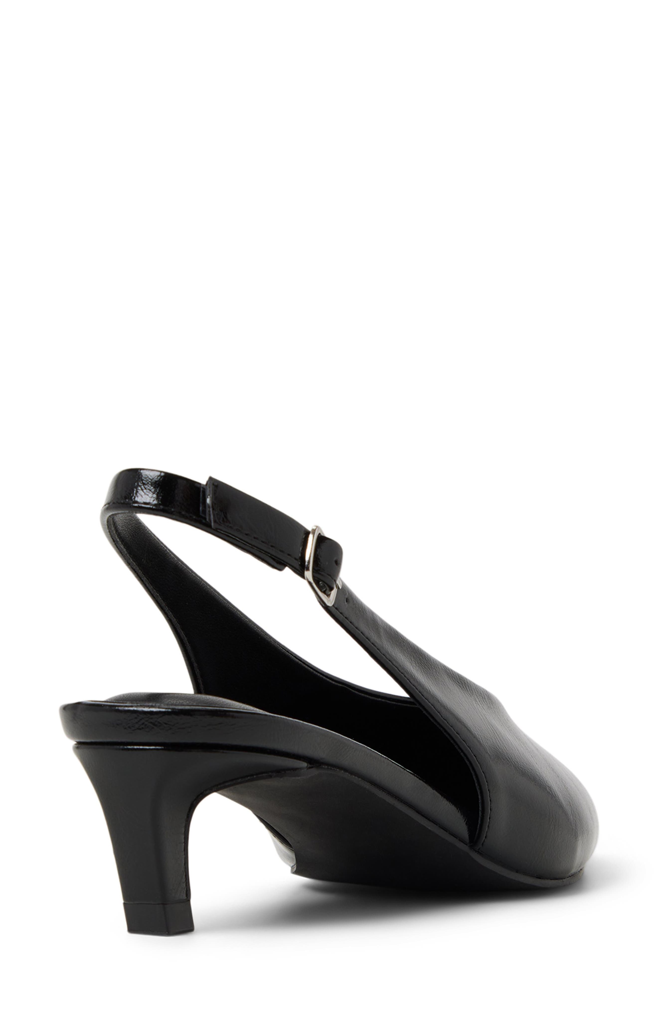 Monett Slingback Pointed Toe Kitten Heel Pump - image 2