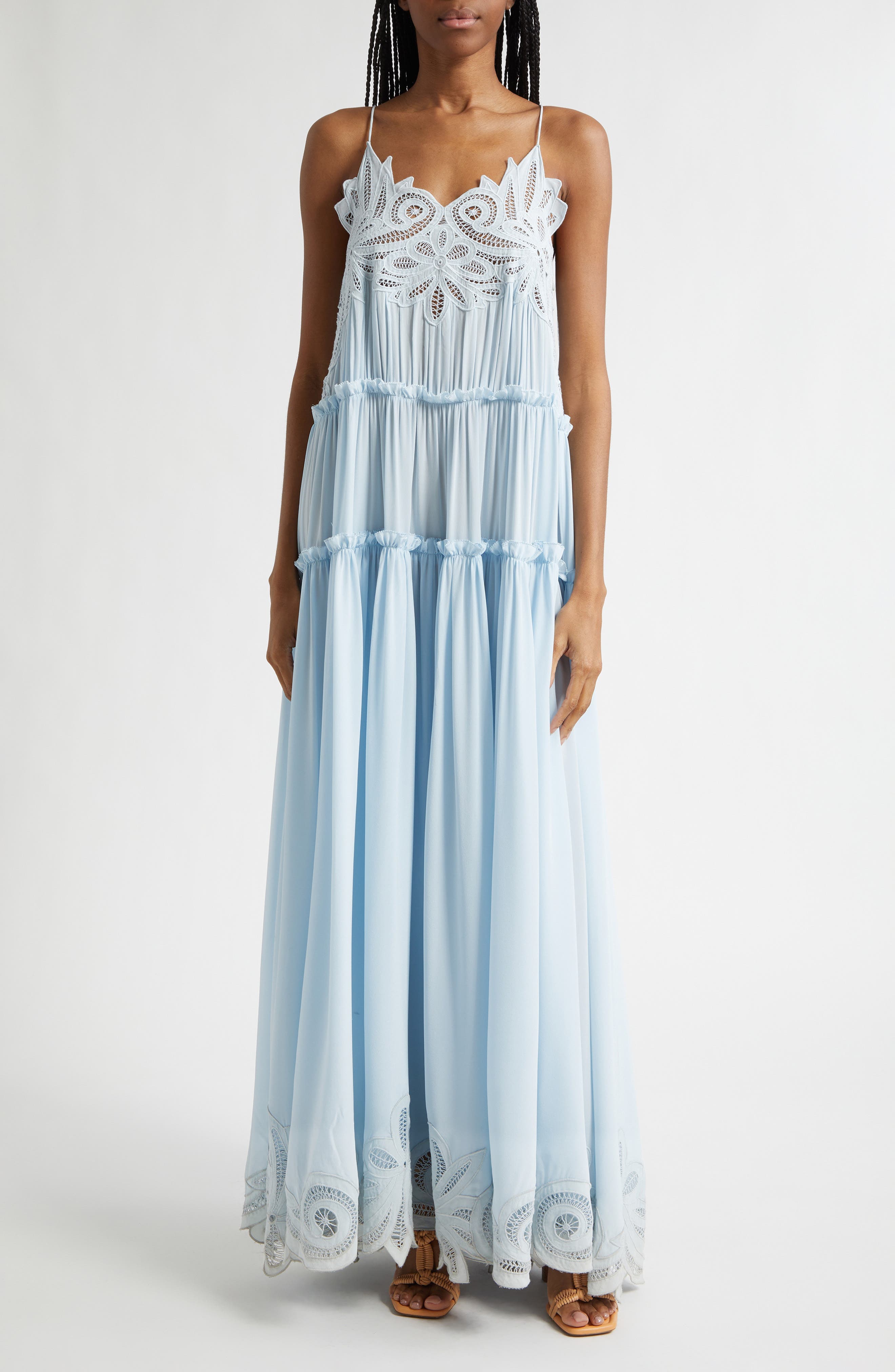 Filippa Silk & Lace Gown