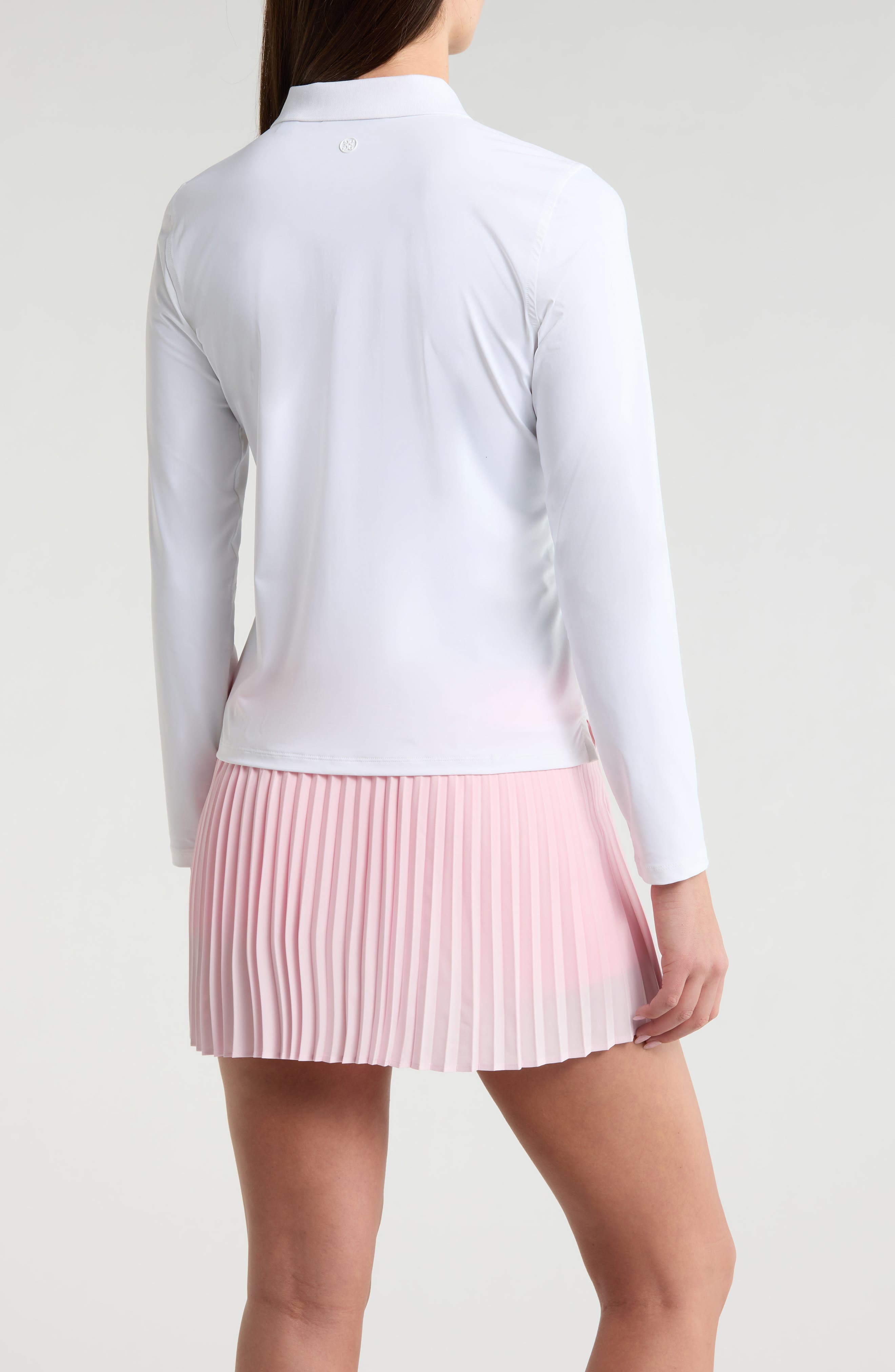 Silky Tech Nylon Long Sleeve Golf Polo - image 2