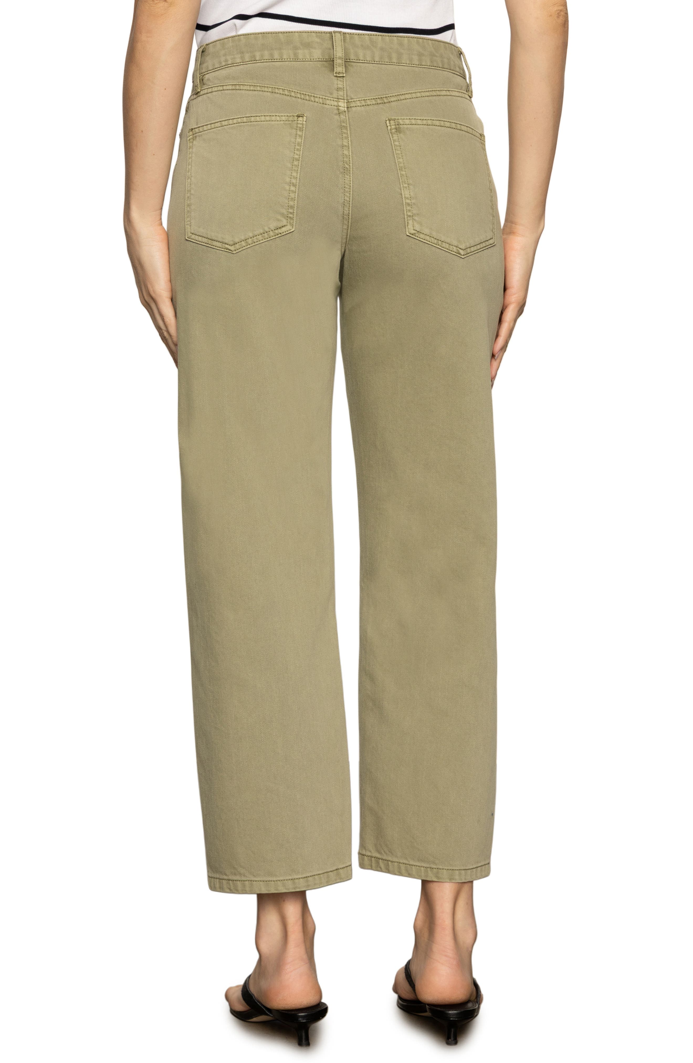District High Waist Barrel Leg Ankle Jeans - image 4