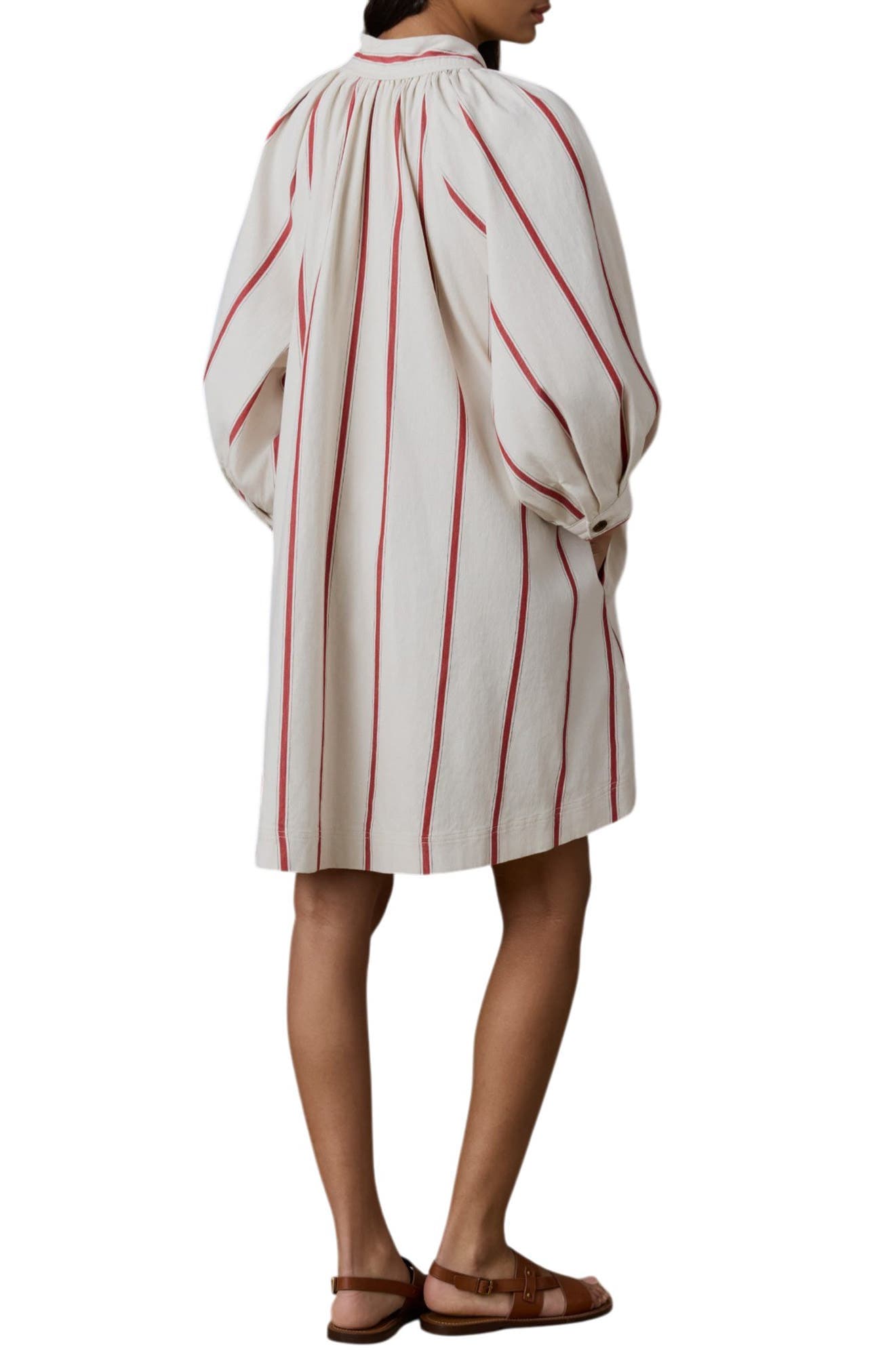 Zoe Tideweave Stripe Organic Cotton Shift Dress - image 2