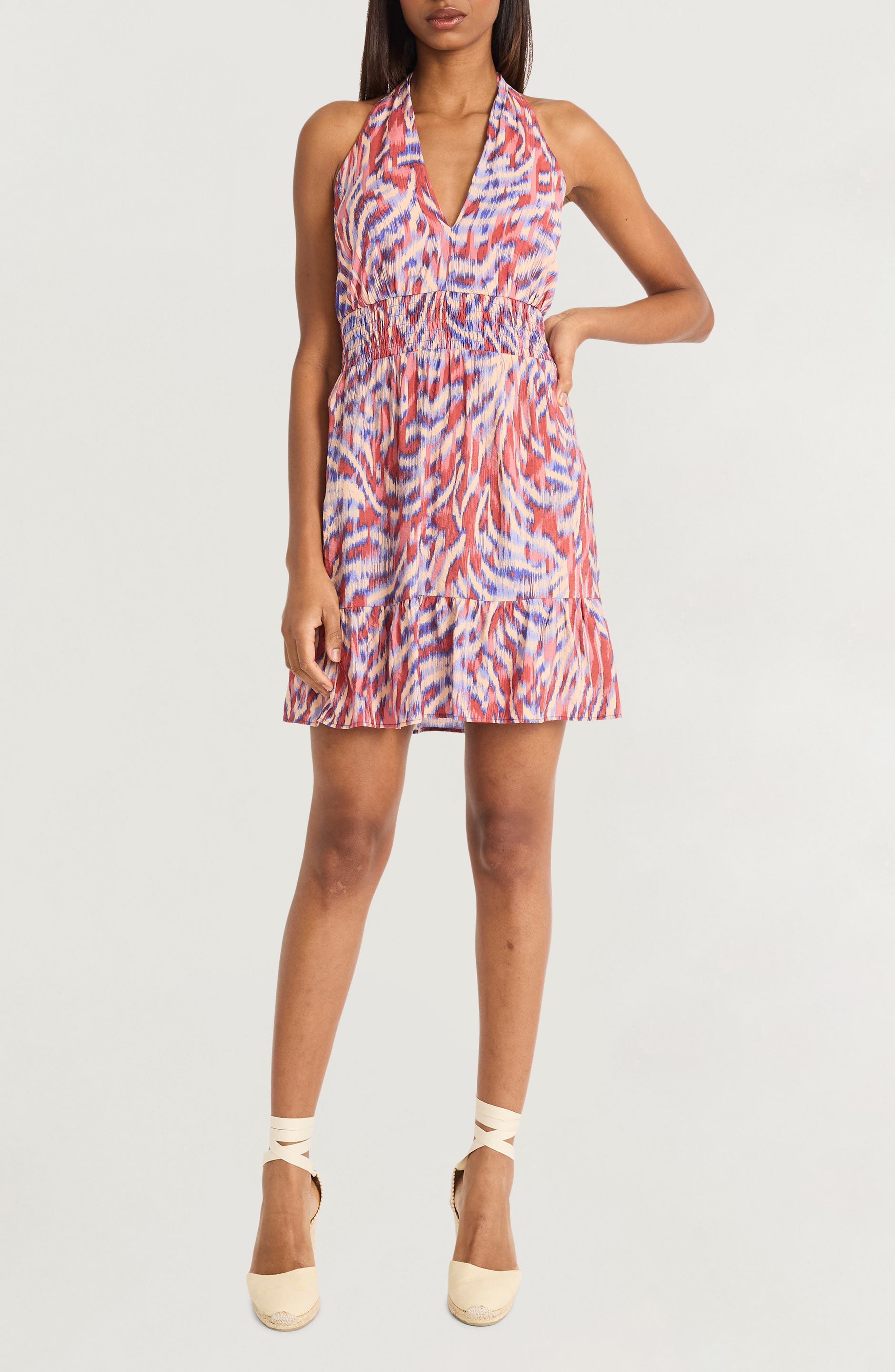 Halter Neck Minidress - image 1