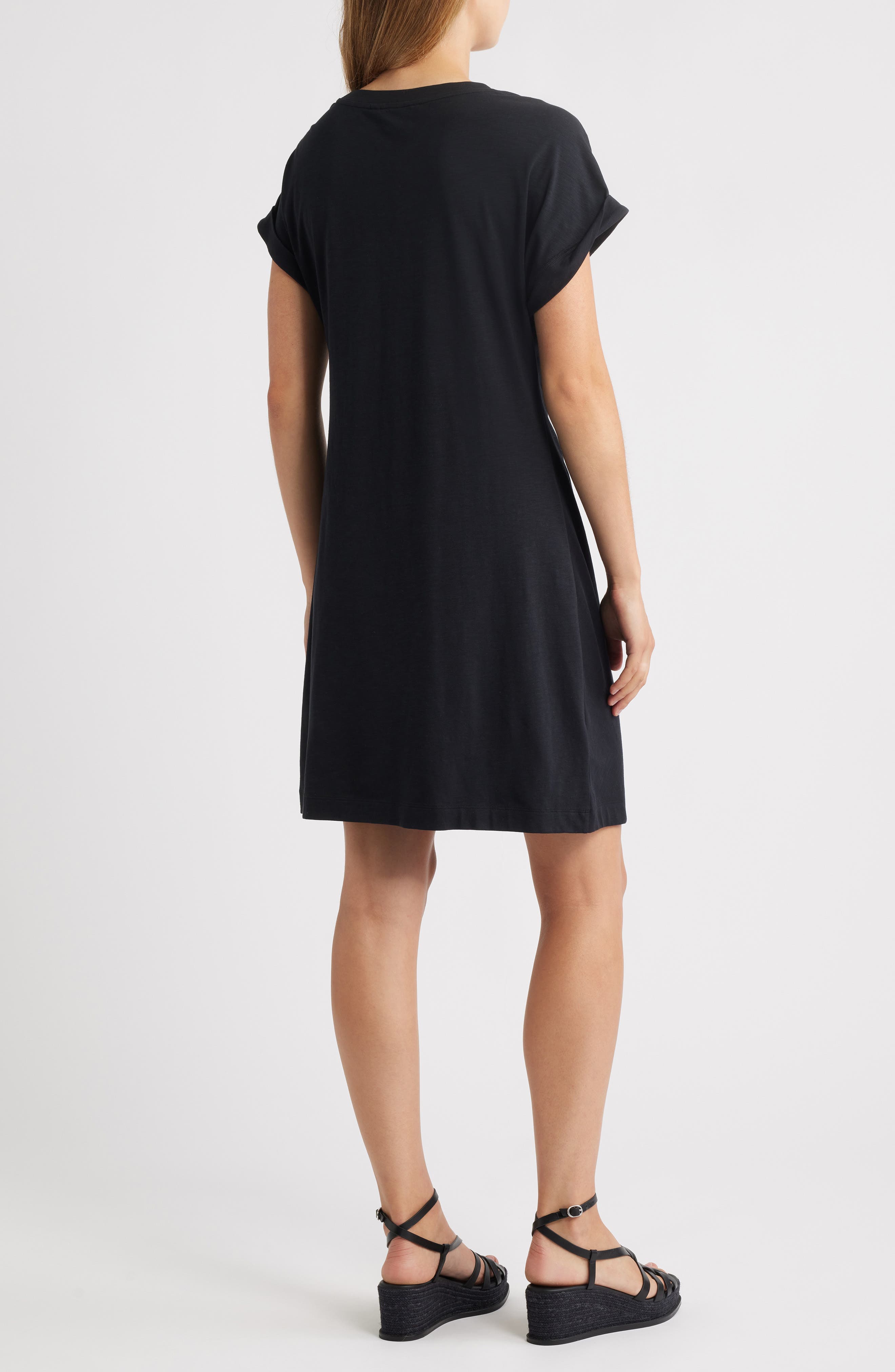 Marina Side Tie T-Shirt Dress - image 2