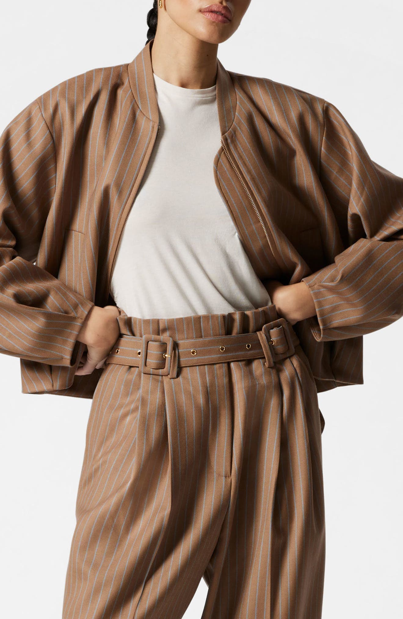 Crop Wool Jacket - image 1