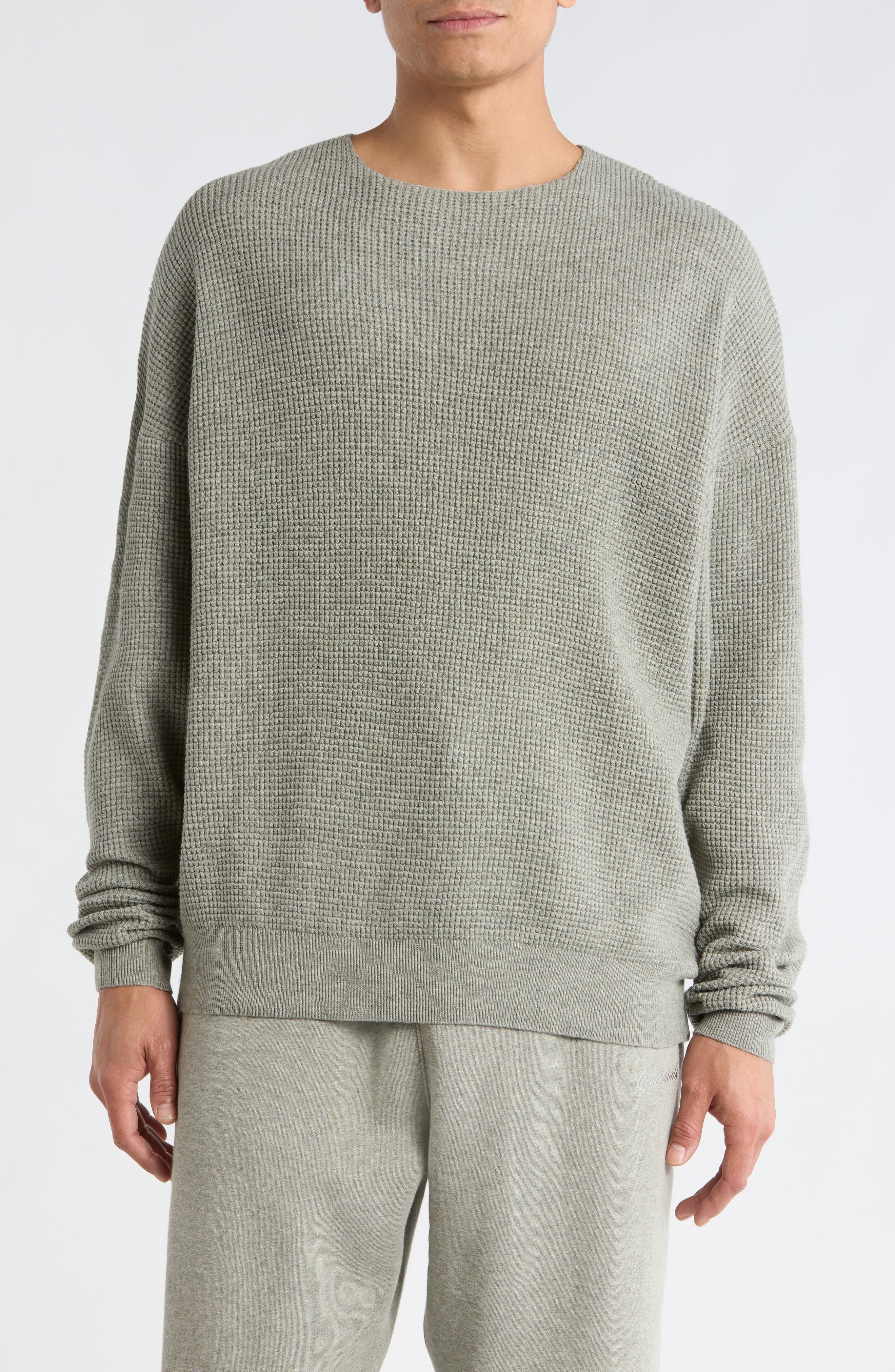 Signature '90s Waffle Knit Sweatshirt - image 1