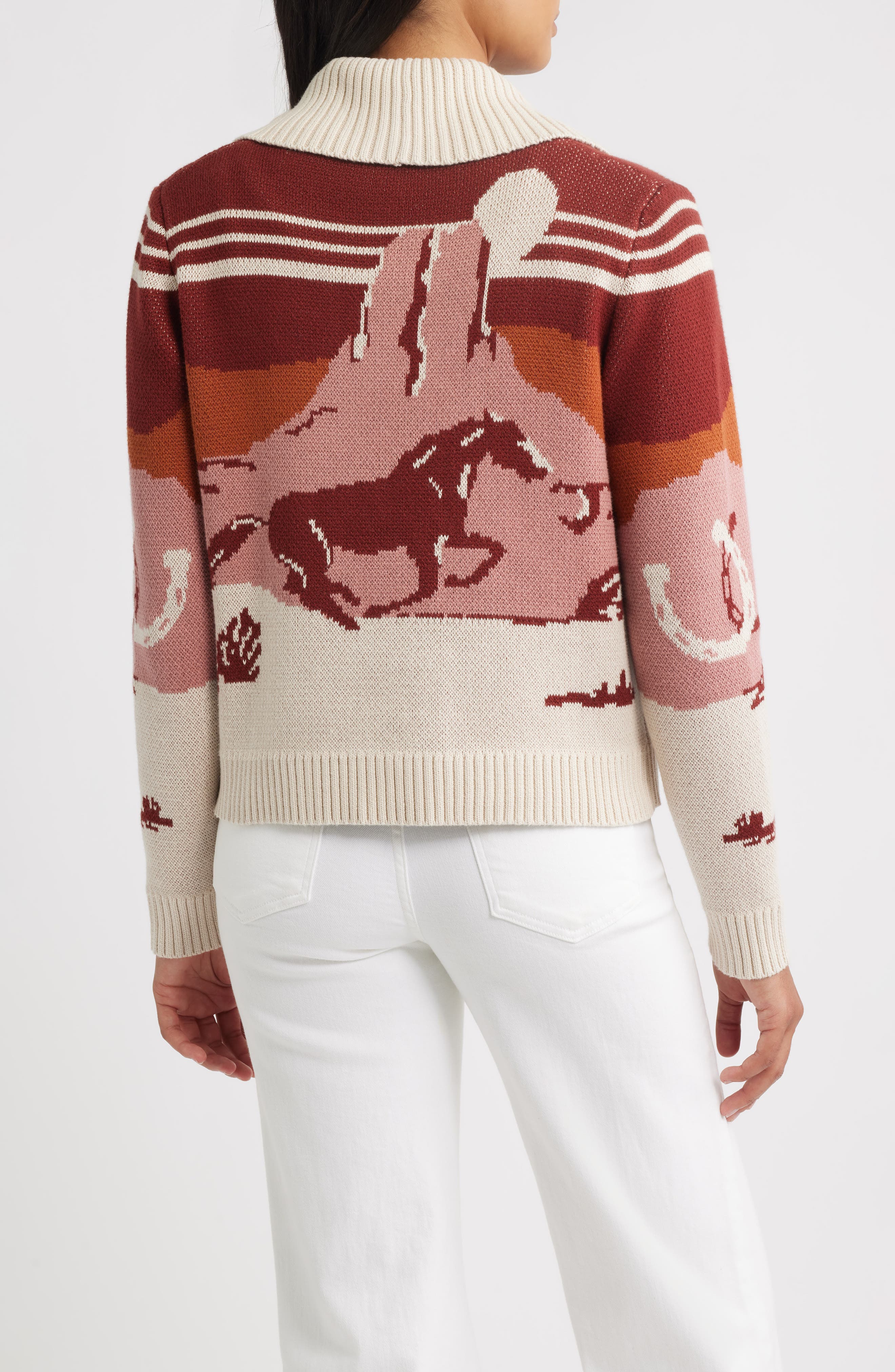 Western Scenic Cardigan - image 2