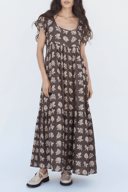 LouLou Tiered Low Scoop Maxidress - image 1