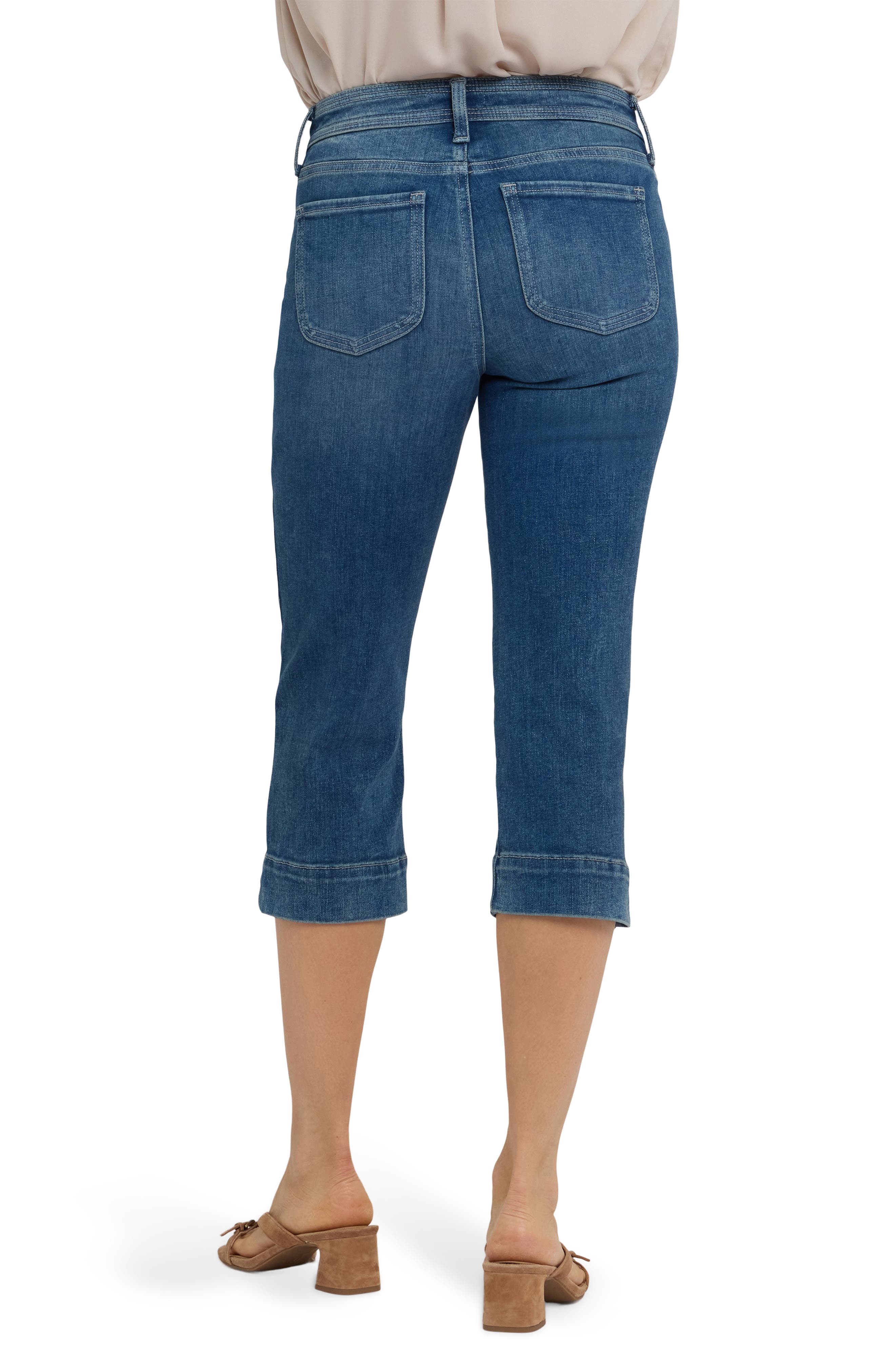 Marilyn Triple Stitch Crop Straight Leg Jeans - image 4
