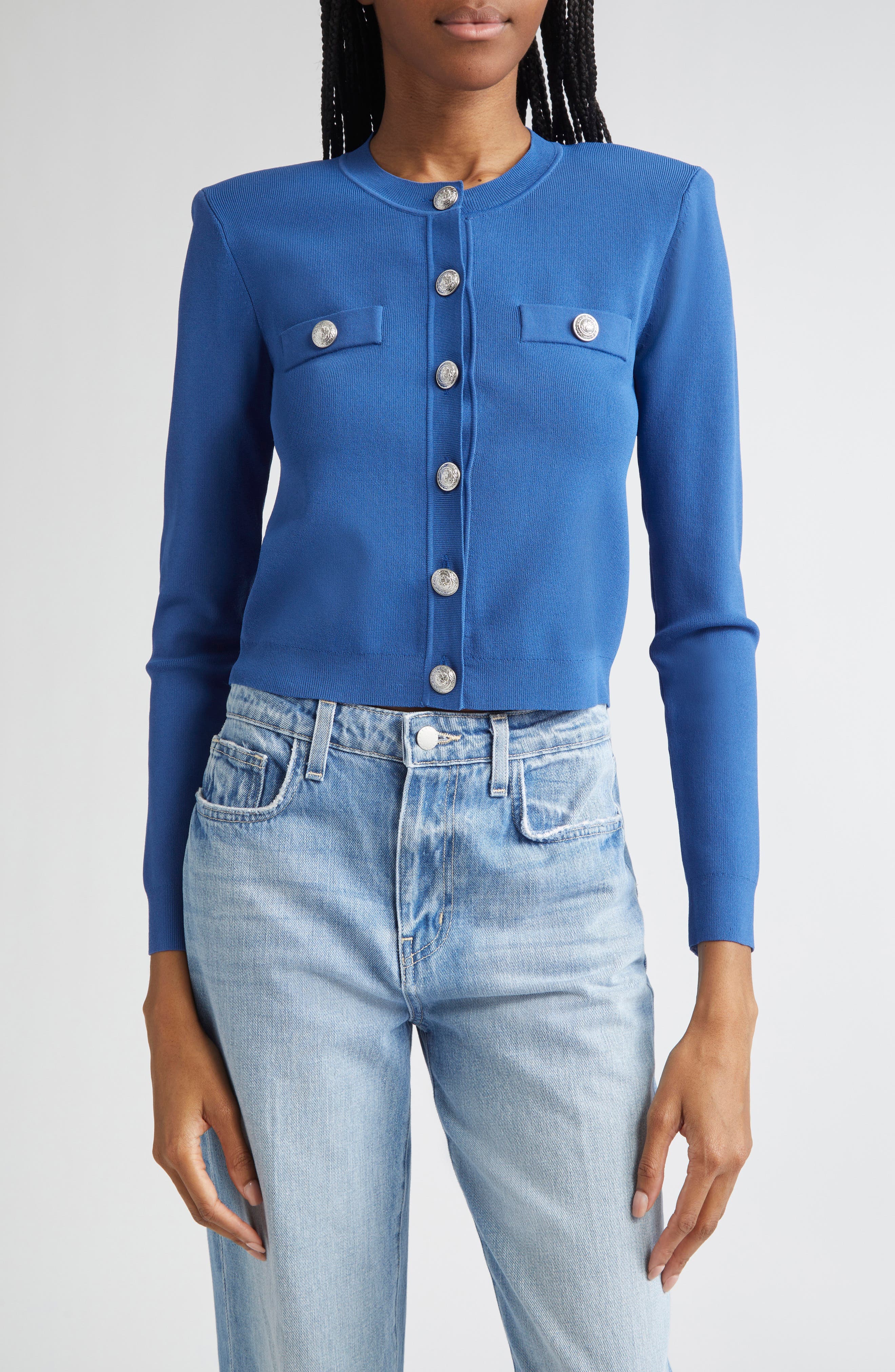 Toulouse Crewneck Crop Cardigan - image 1