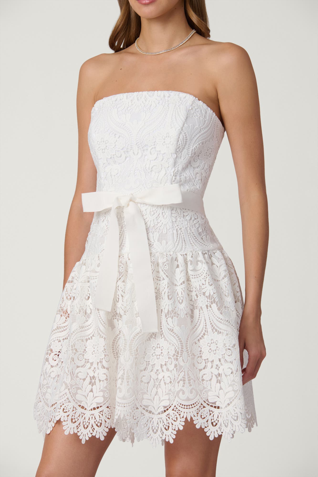Midnight Medallion Lace Ester Dress - image 2