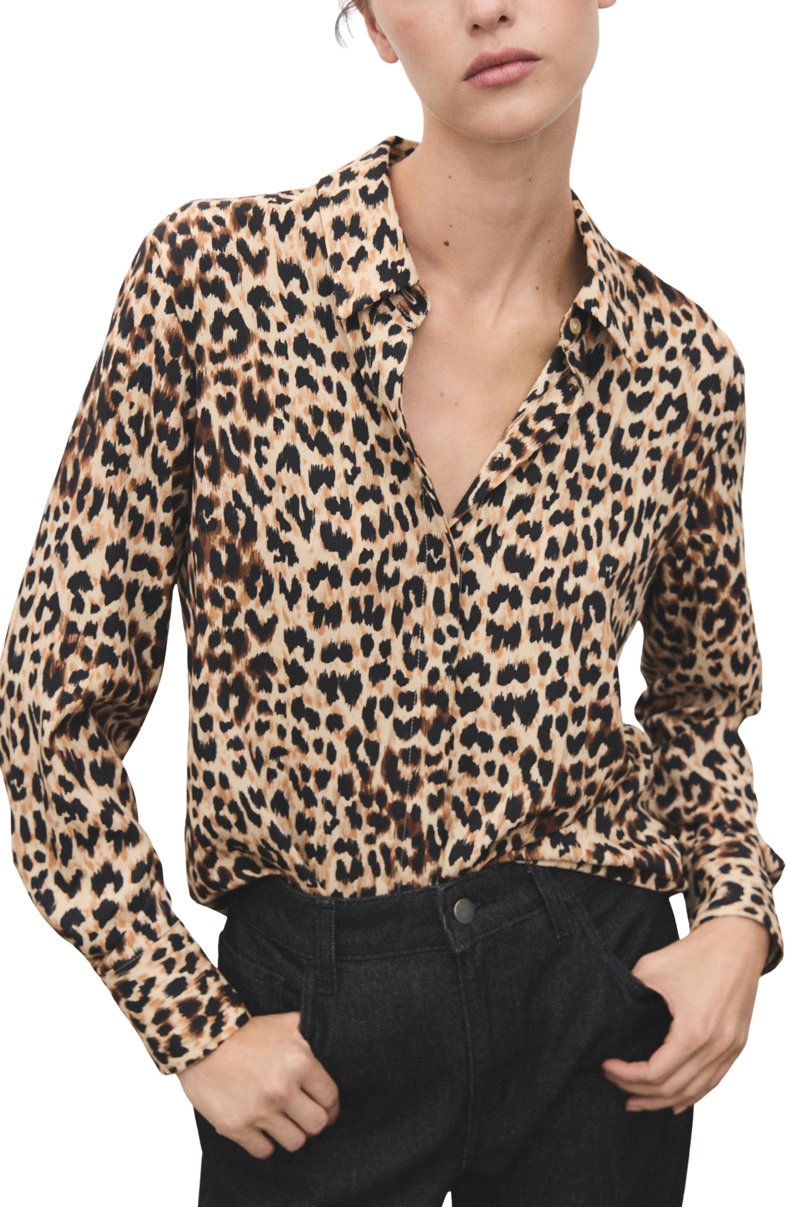 Print Button-Up Shirt - image 3