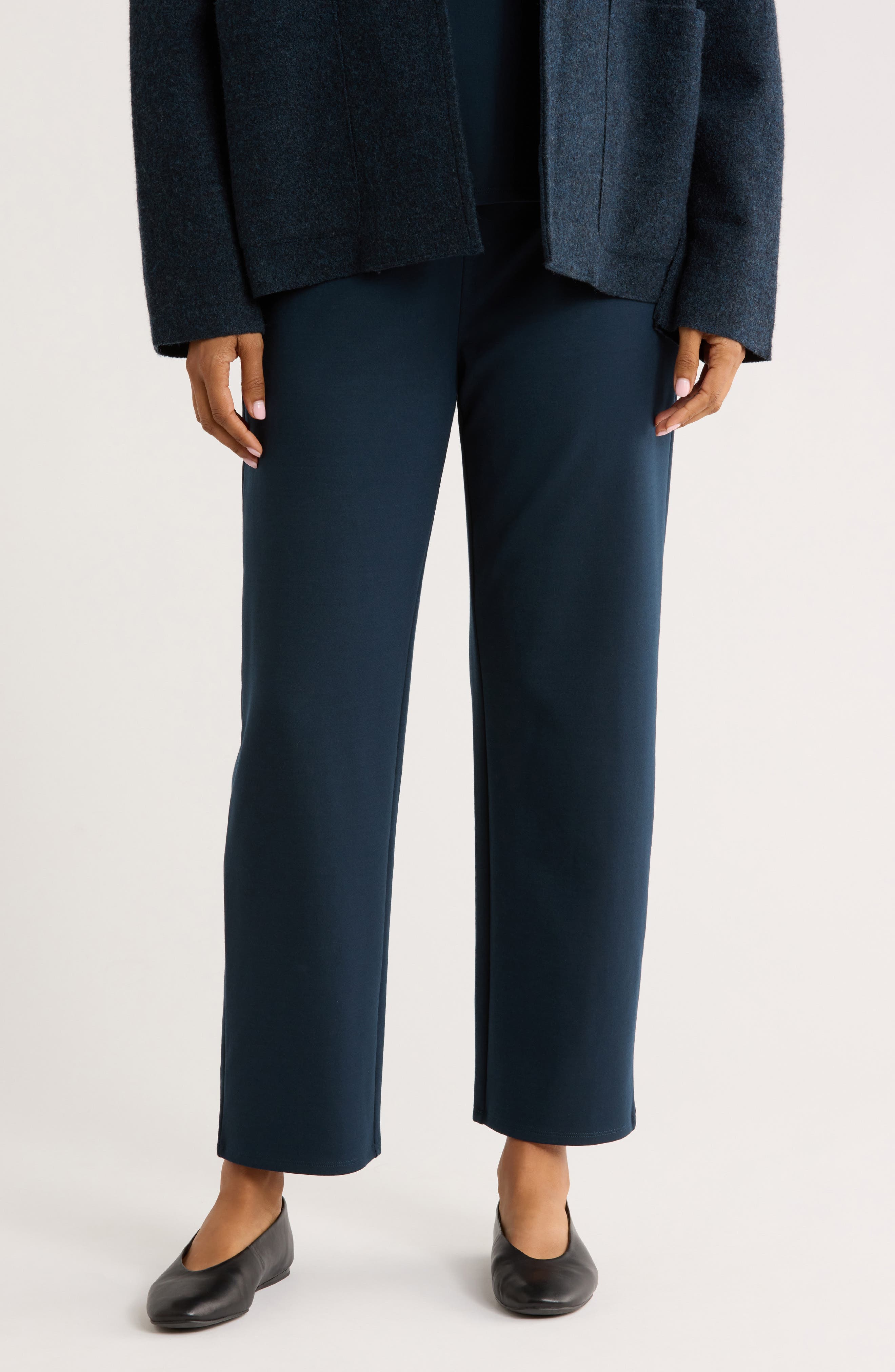 Ponte Ankle Straight Leg Pants - image 1