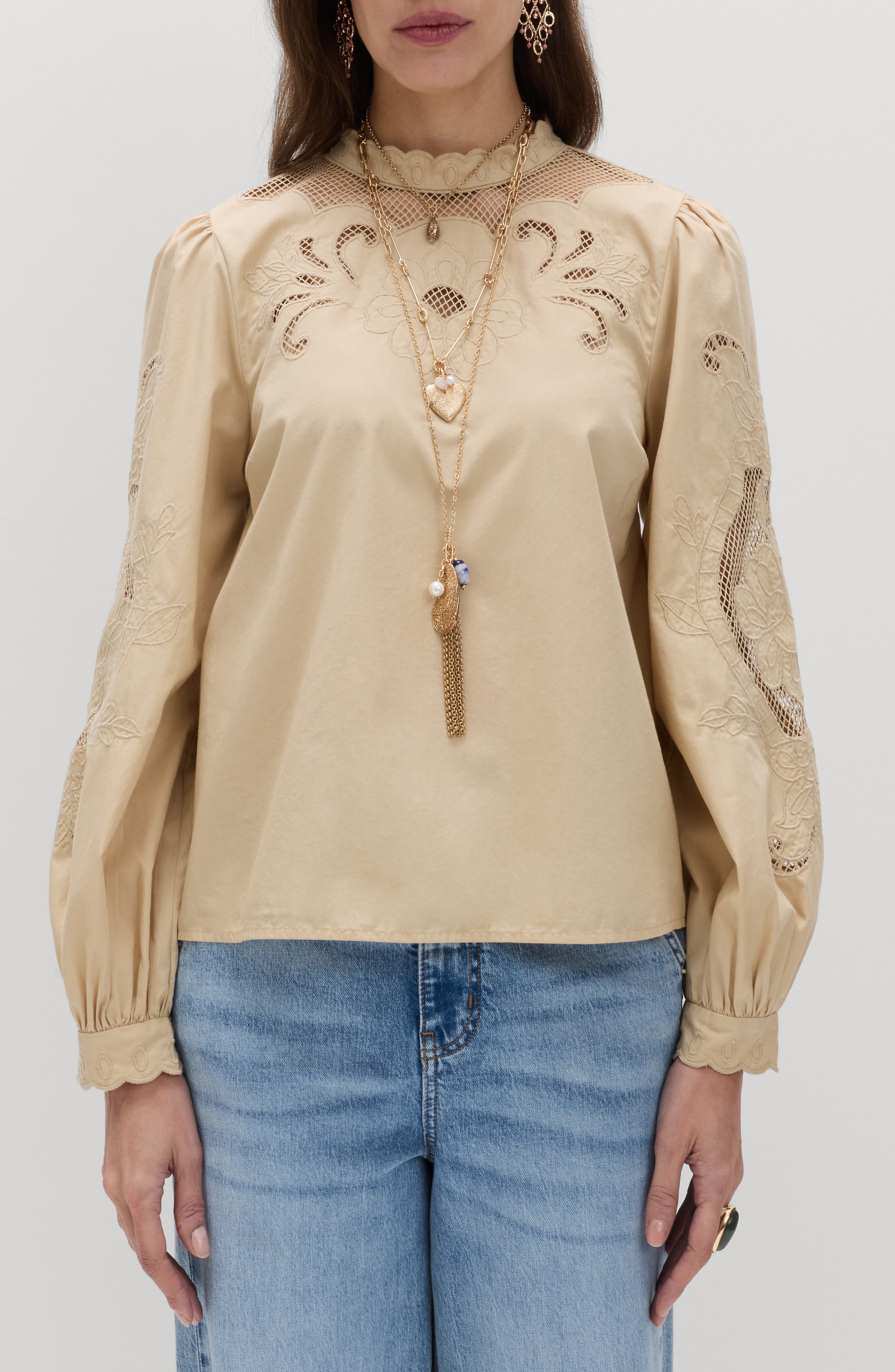 Cutwork Blouse - image 1