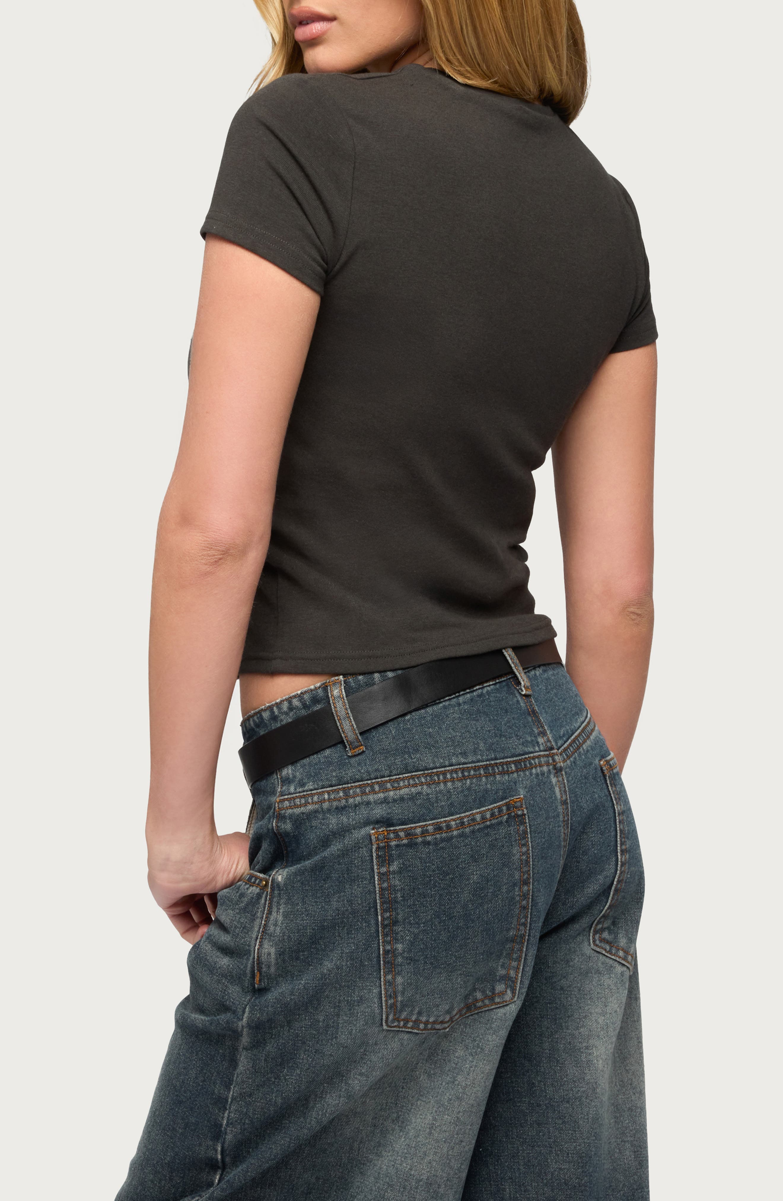 Aitana Grommet Studded T-Shirt - image 2