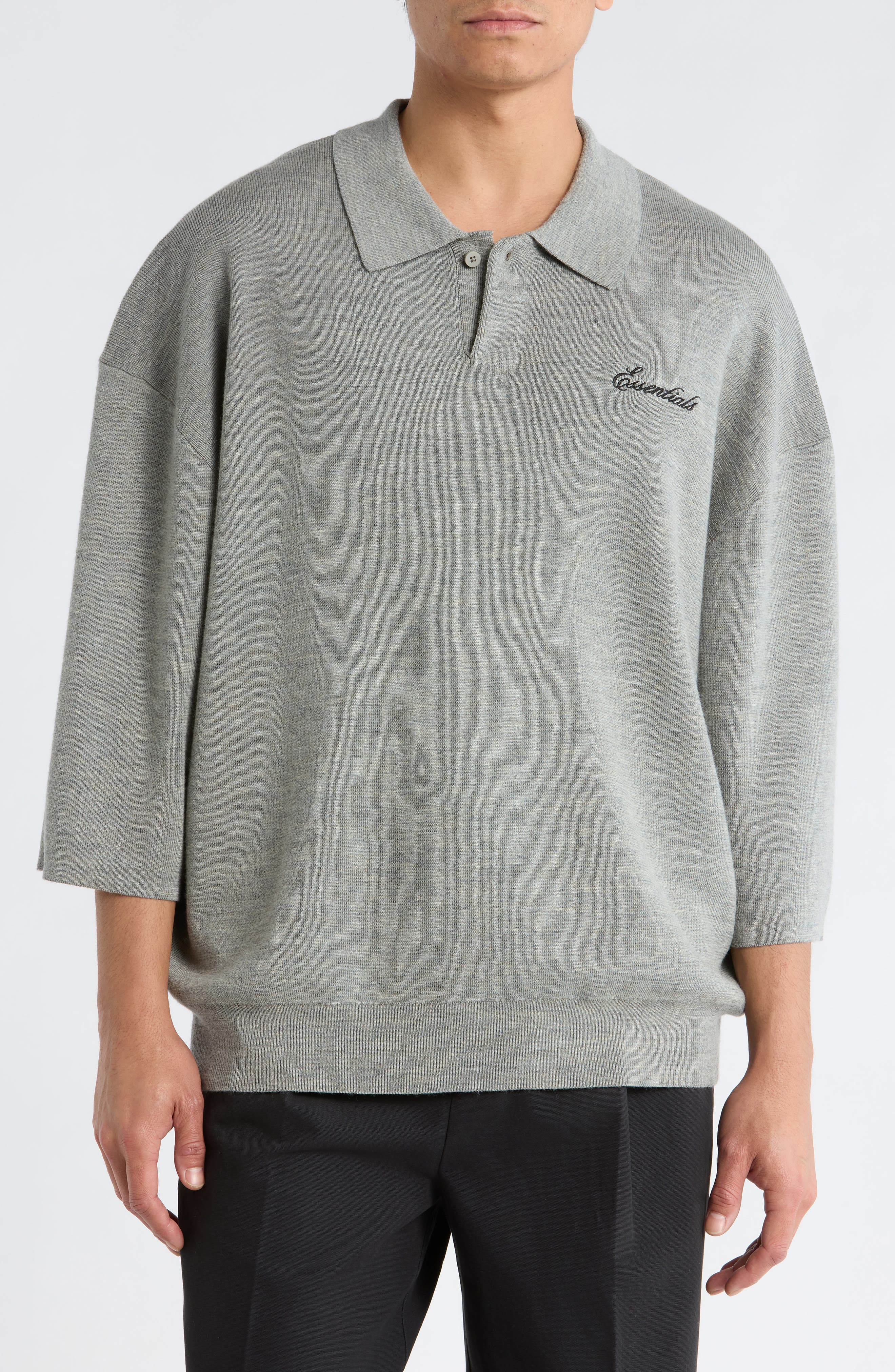 Signature Wool Polo Sweater - image 1