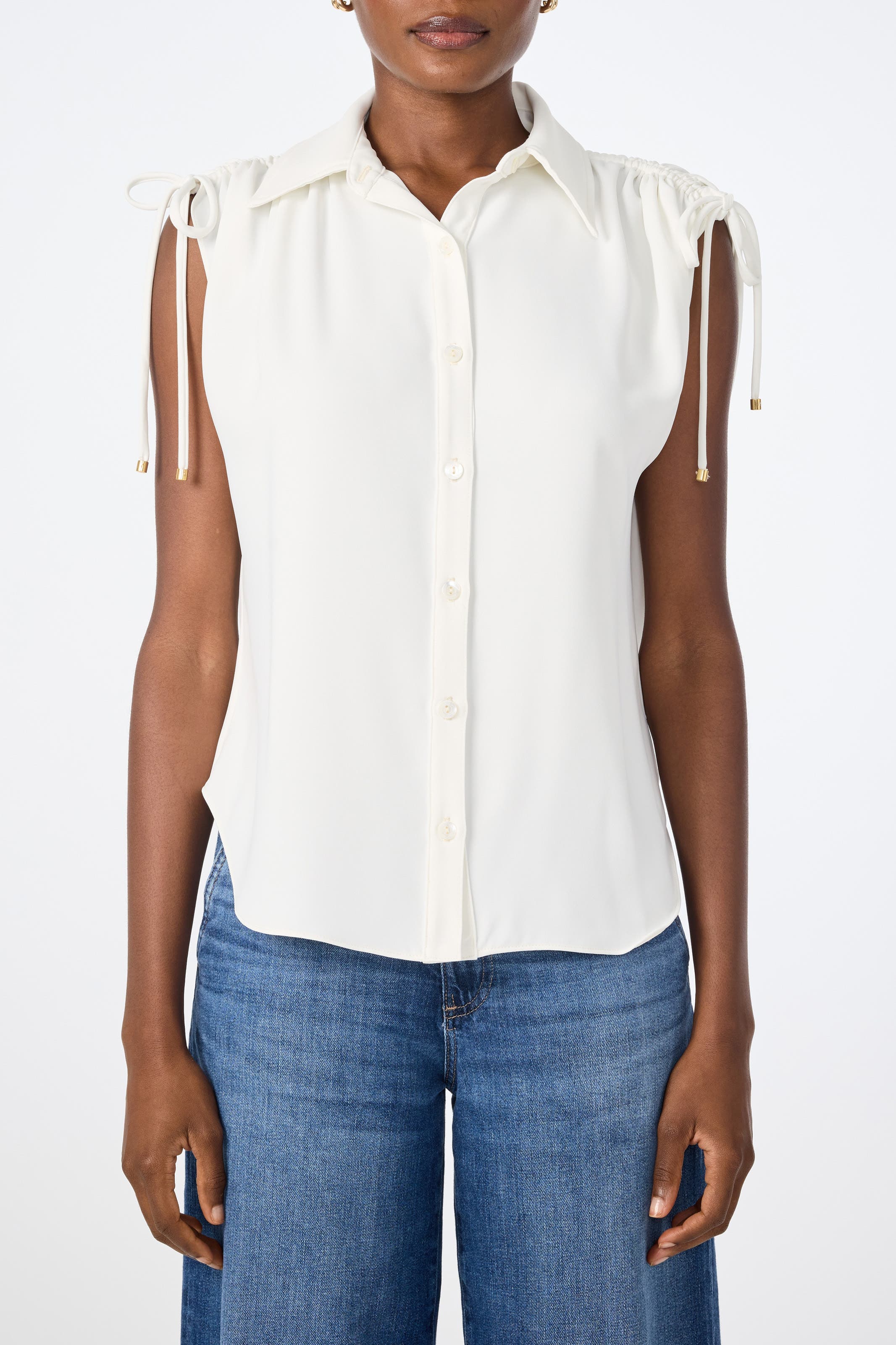 Saint Tropez Button Up Top - image 1