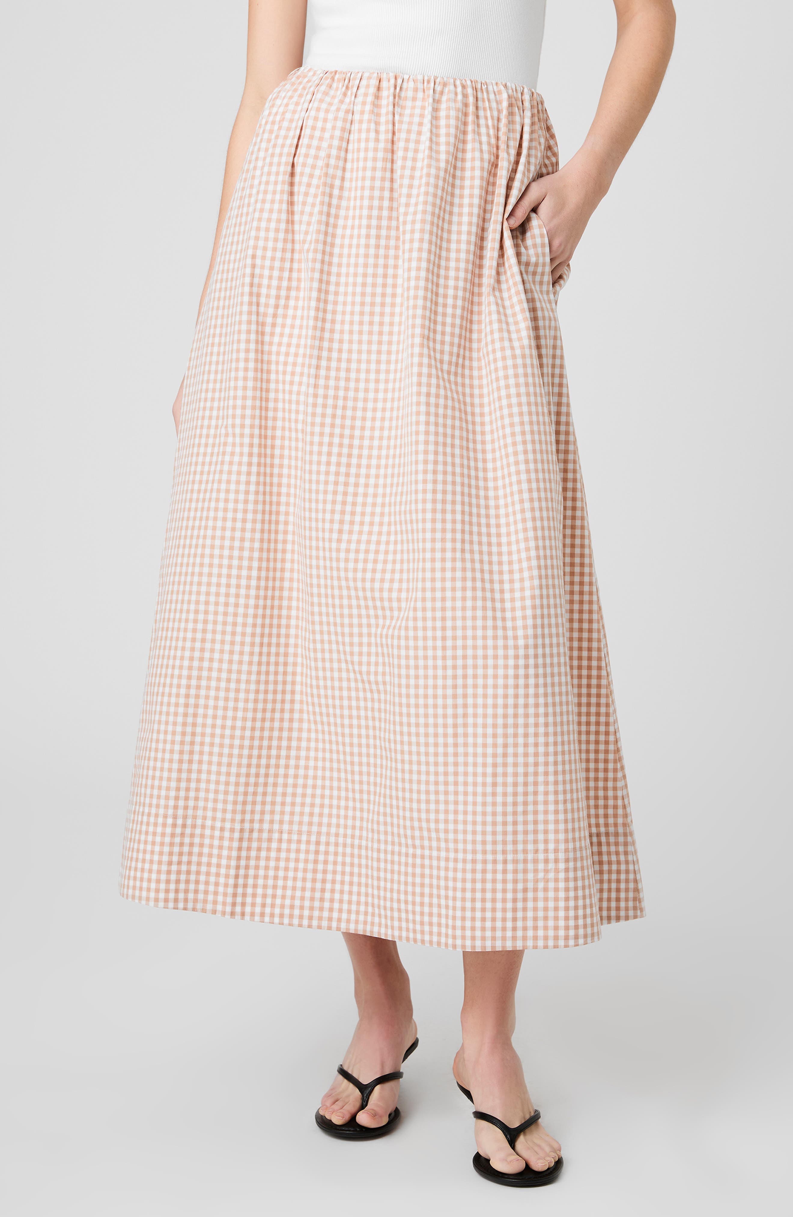 Gingham Maxi Skirt - image 1