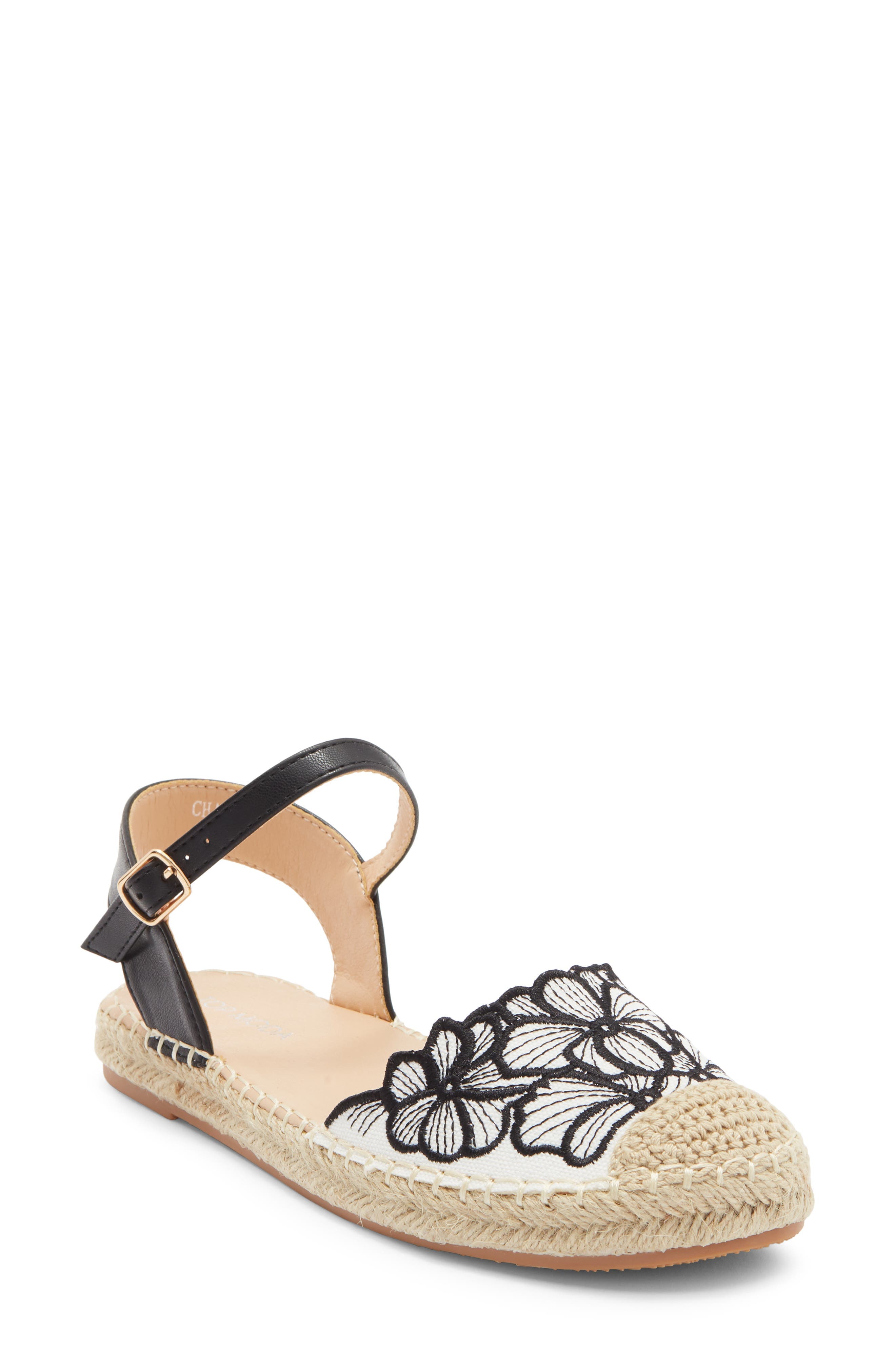 Chaya Floral Embroidered Flat - image 1