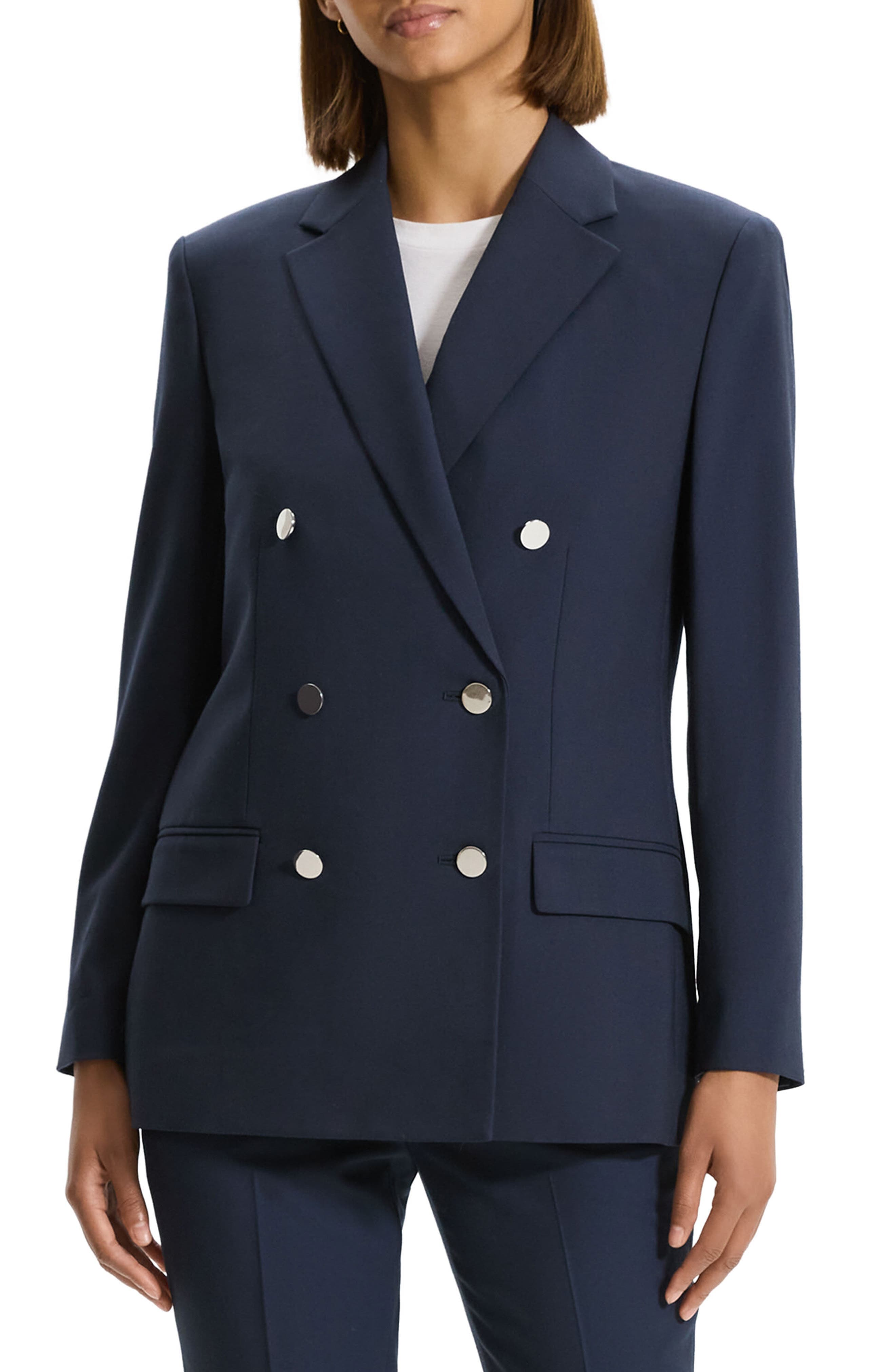 Oxford Boxy Double Breasted Jacket - image 1