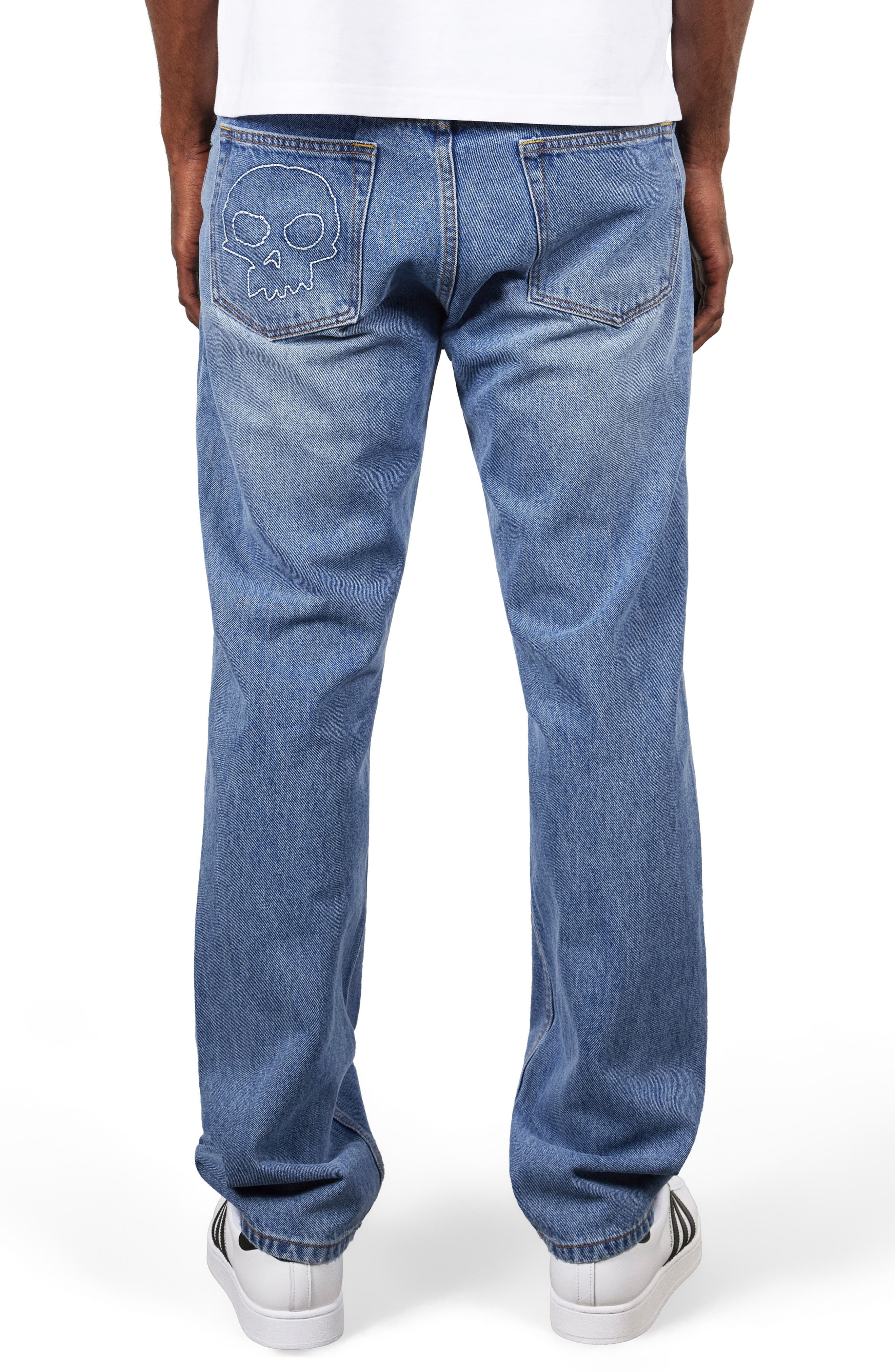 X Zero Skateboards Rotten Straight Leg Jeans - image 2