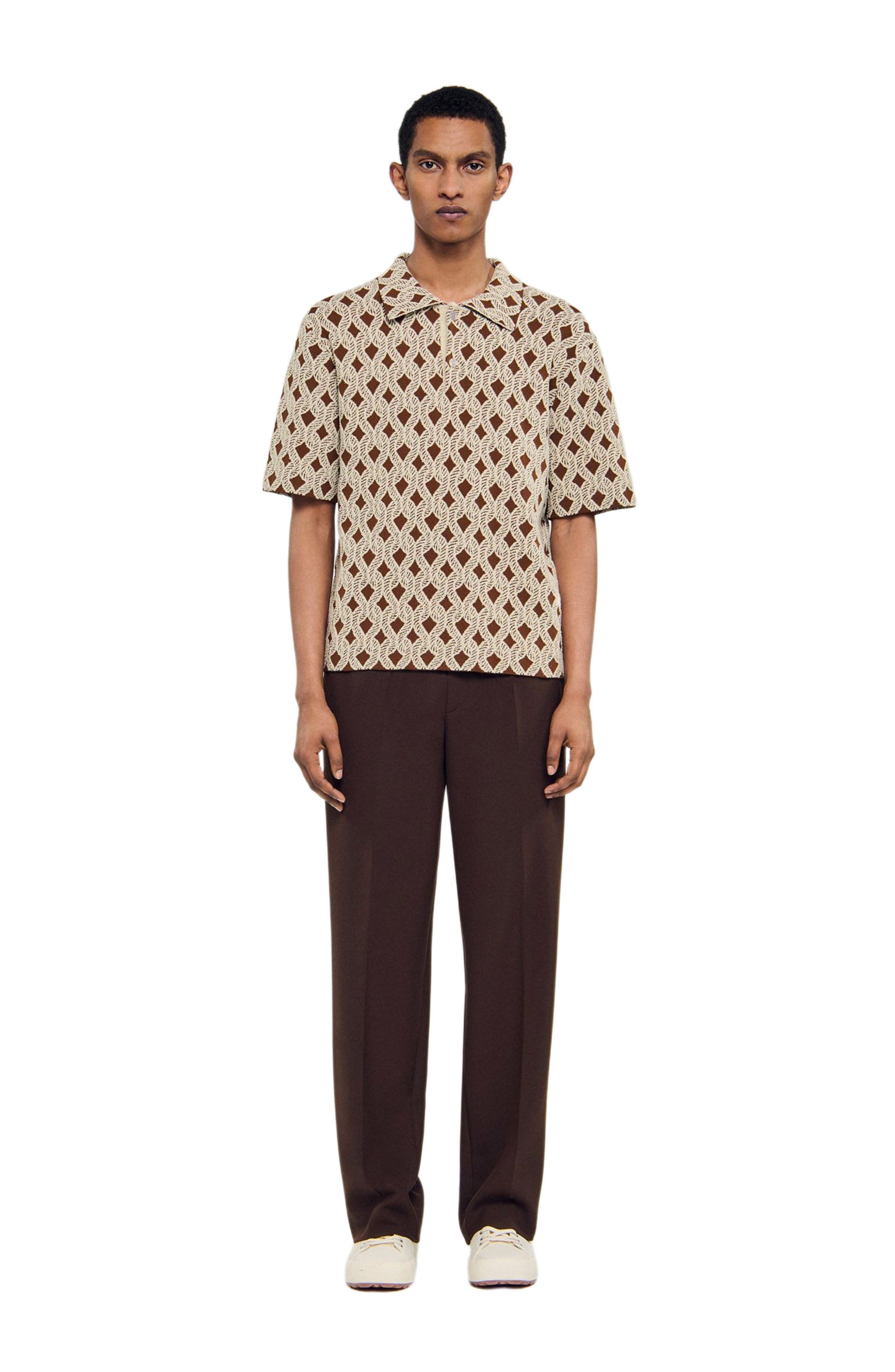 Rope jacquard shirt - image 3
