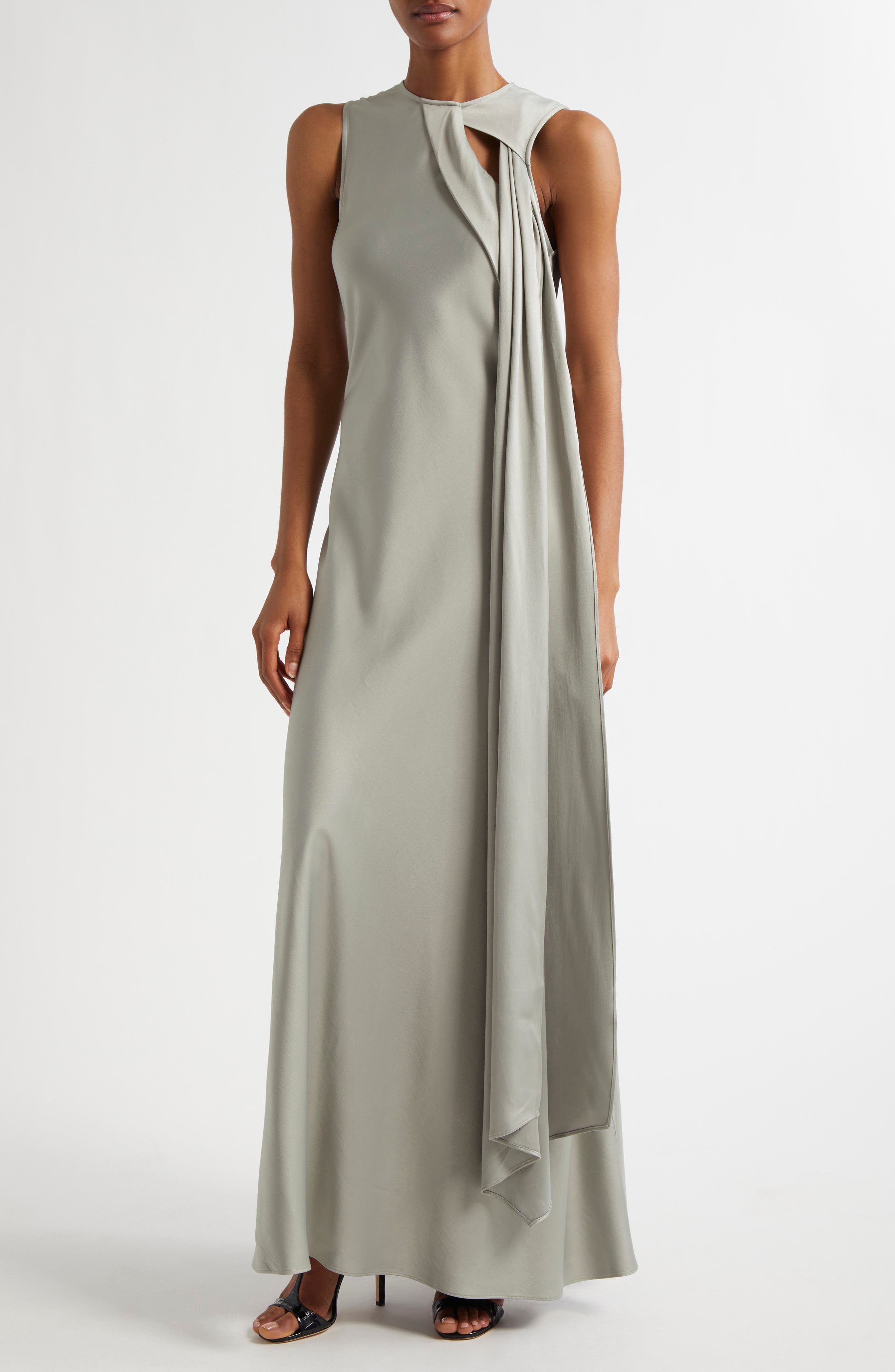 Quincy Tie Sleeveless Gown - image 1
