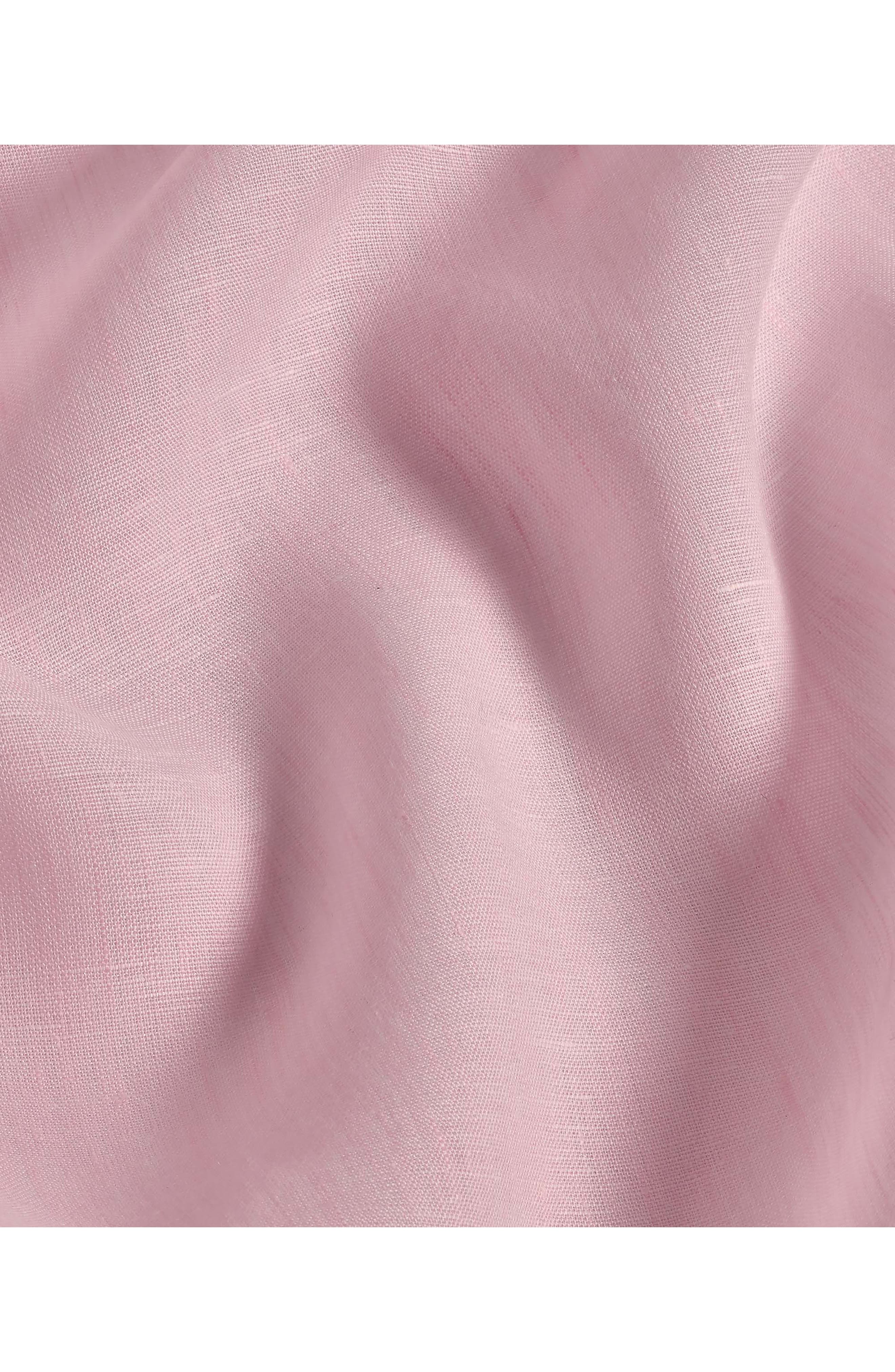 Trim Fit Linen Dress Shirt - image 2