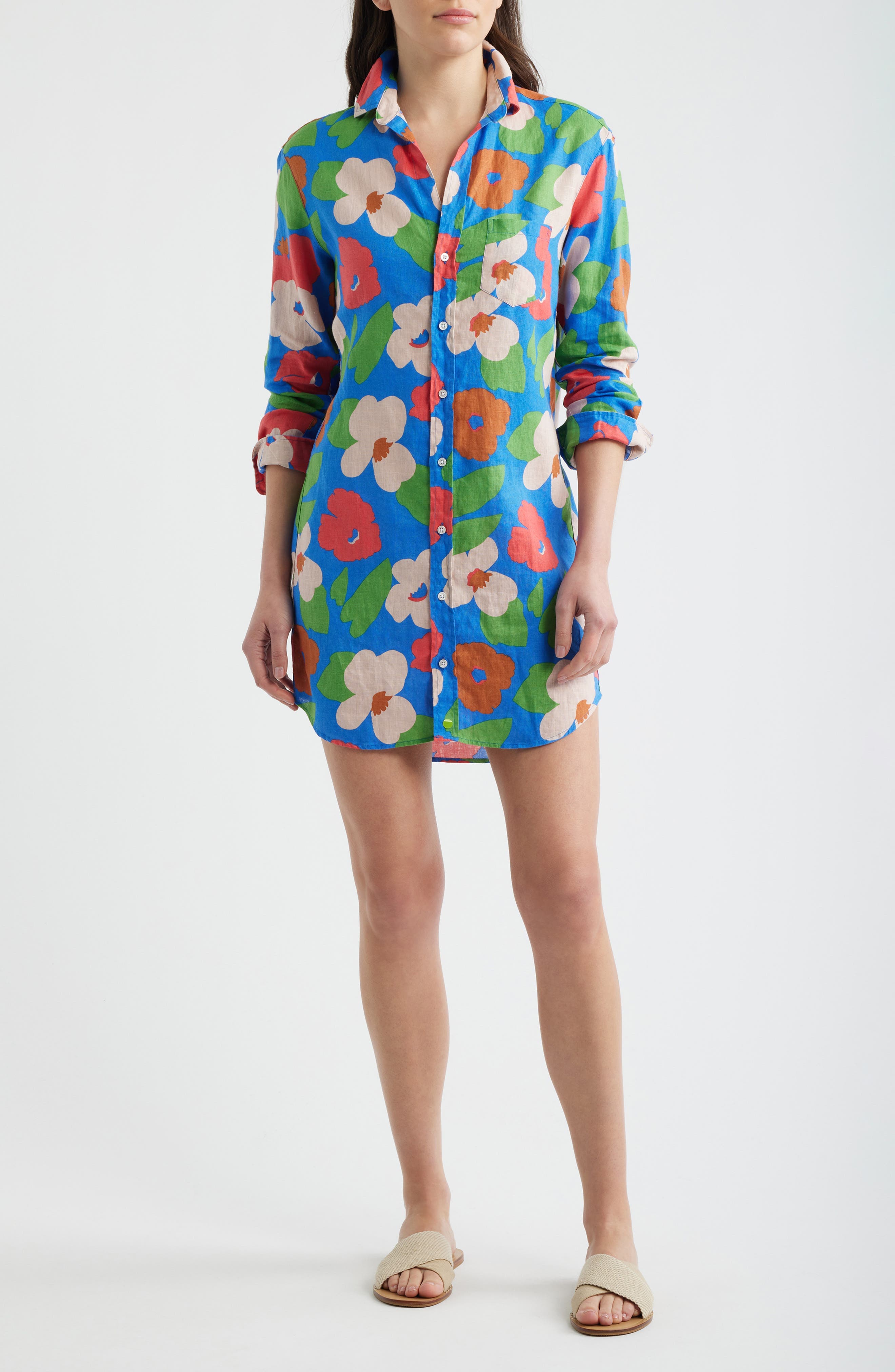 Mary Classic Long Sleeve Shirtdress - image 5