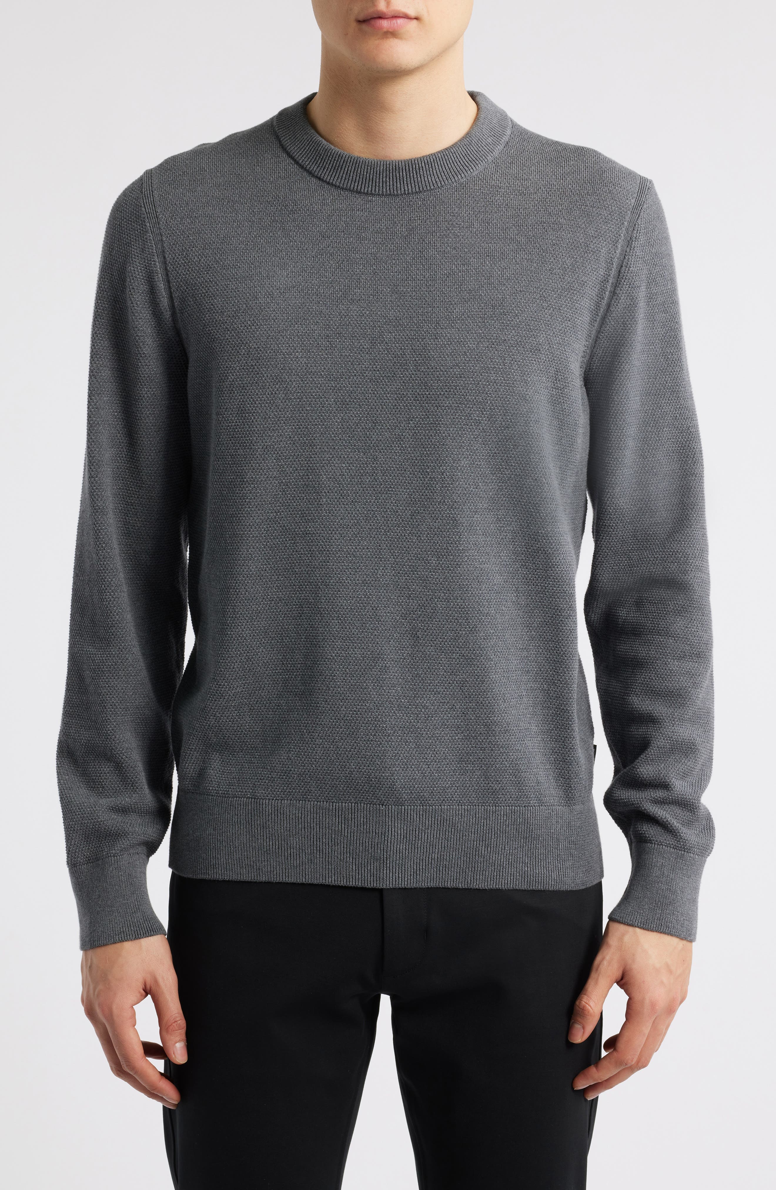 Ecaio Cotton Pique Crewneck Sweater - image 1