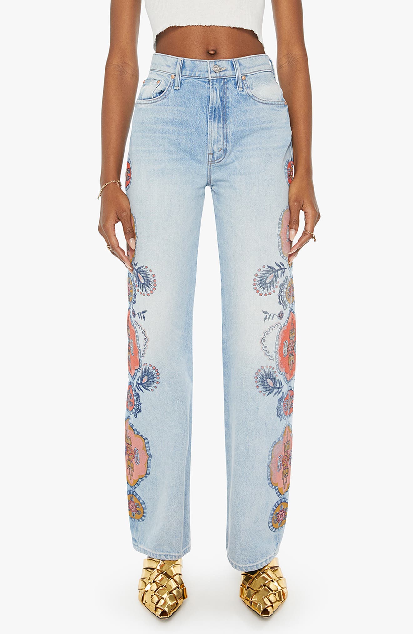 The Maven Sneak High Waist Wide Leg Jeans - image 1