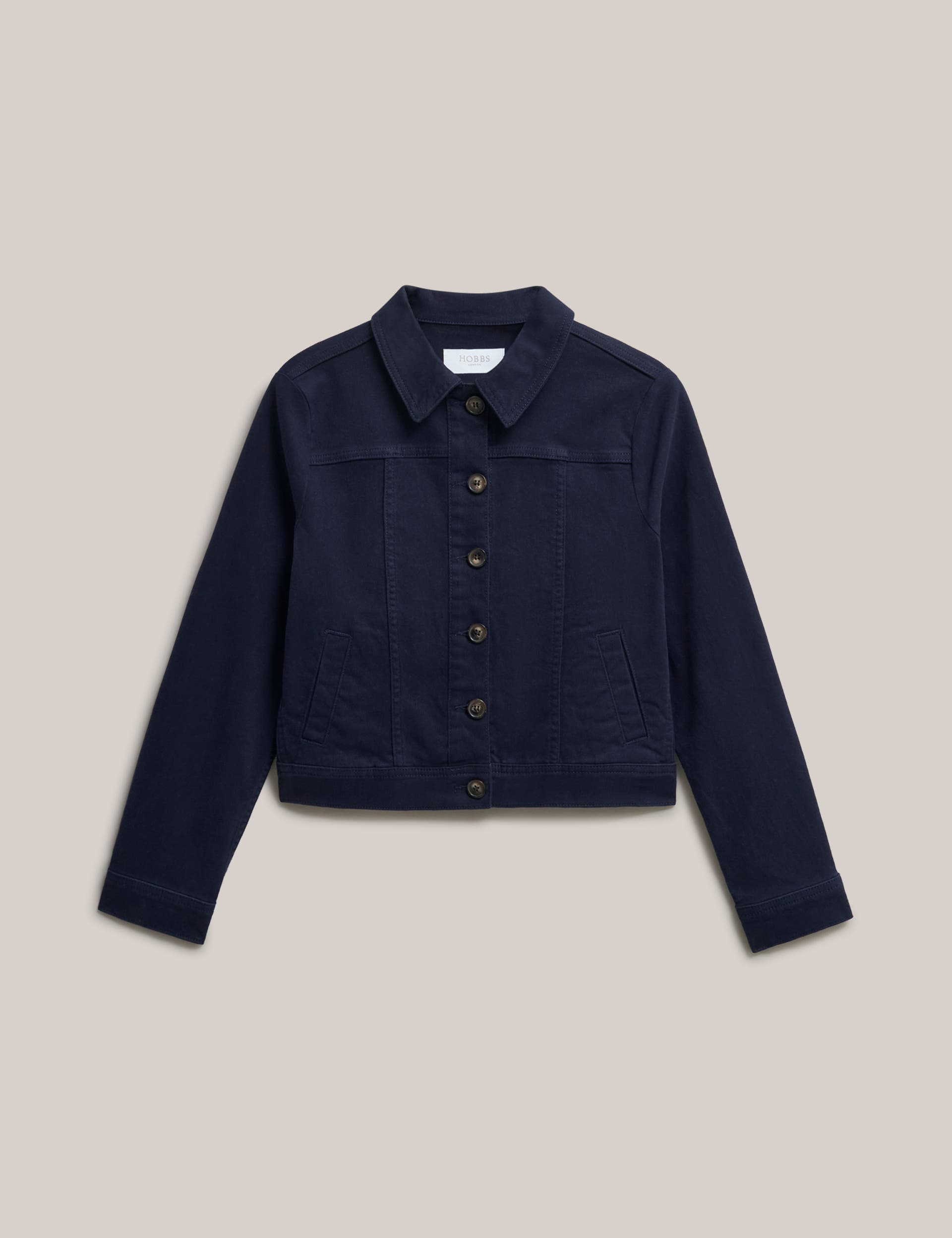 Selborne Boxy Cropped Denim Jacket - image 4