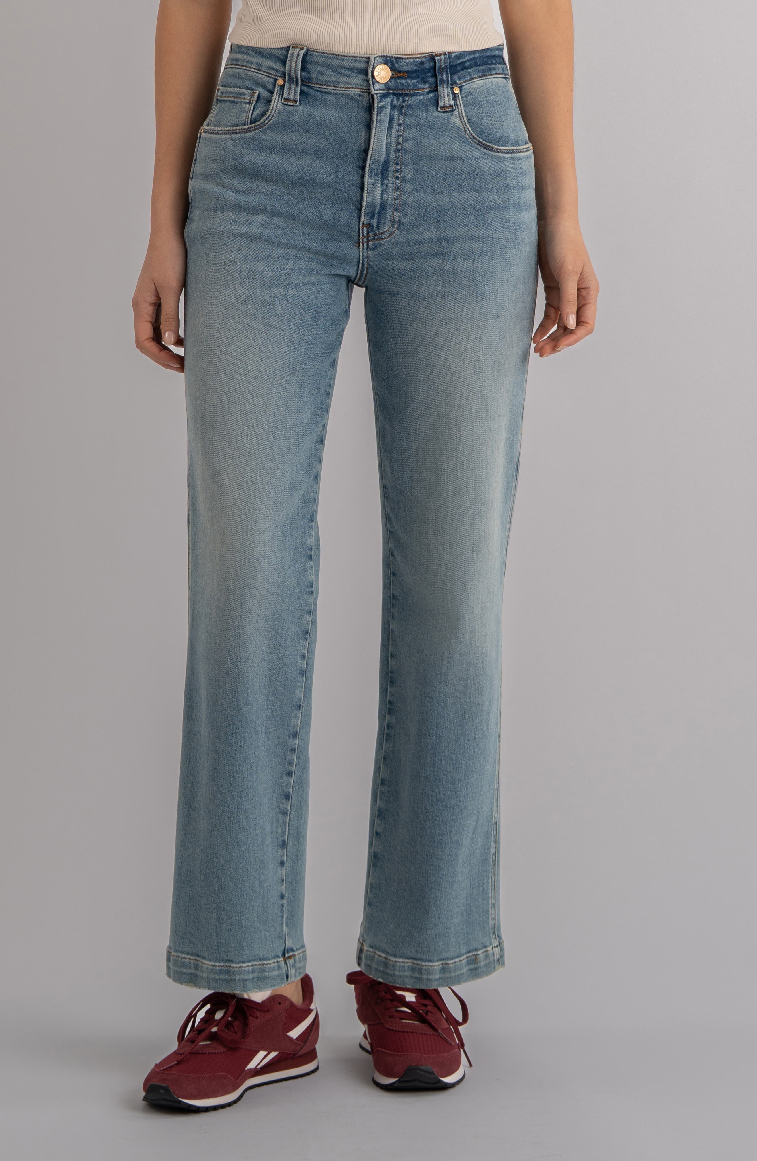 Pattie High Waist Straight Leg Jeans - image 1