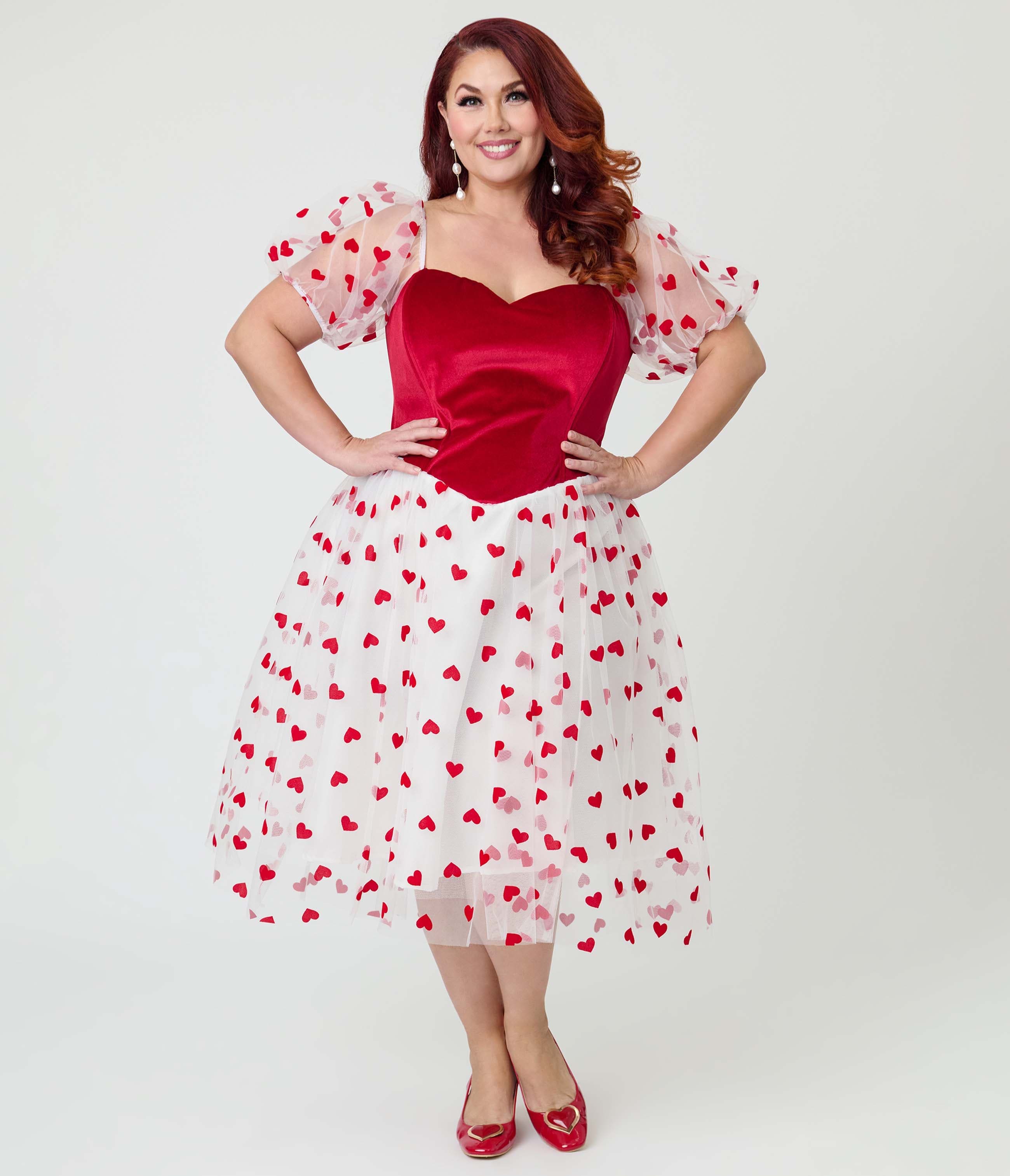 Plus Size Loving You Swing Dress - image 1