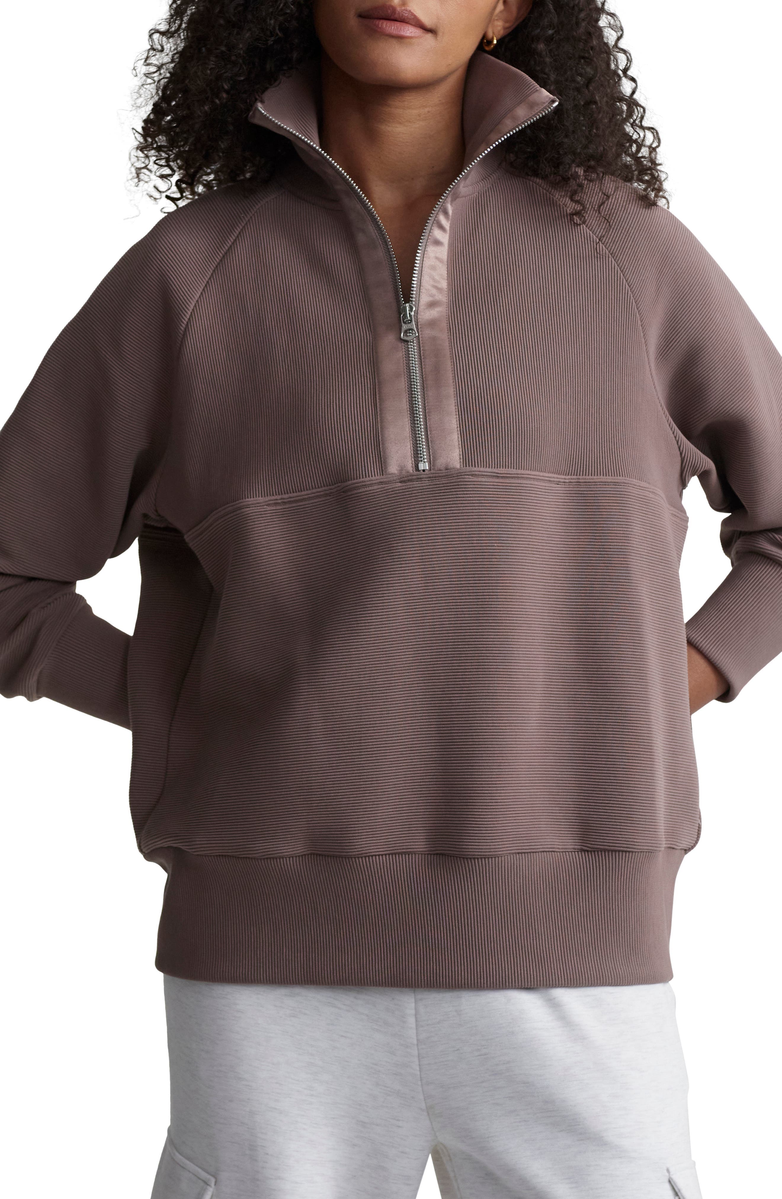 Lismore Rib Half Zip Sweatshirt - image 1