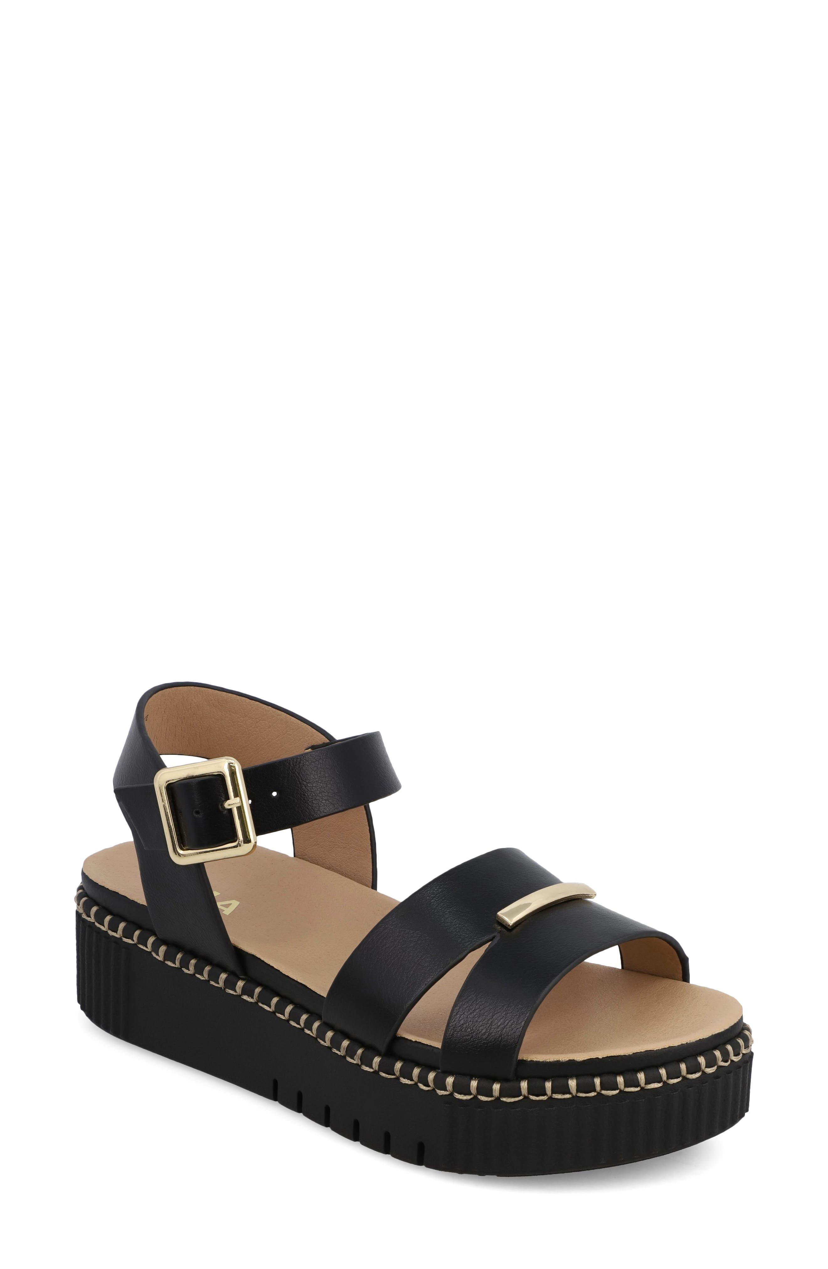 Jacklyn Ankle Strap Platform Sandal - image 1