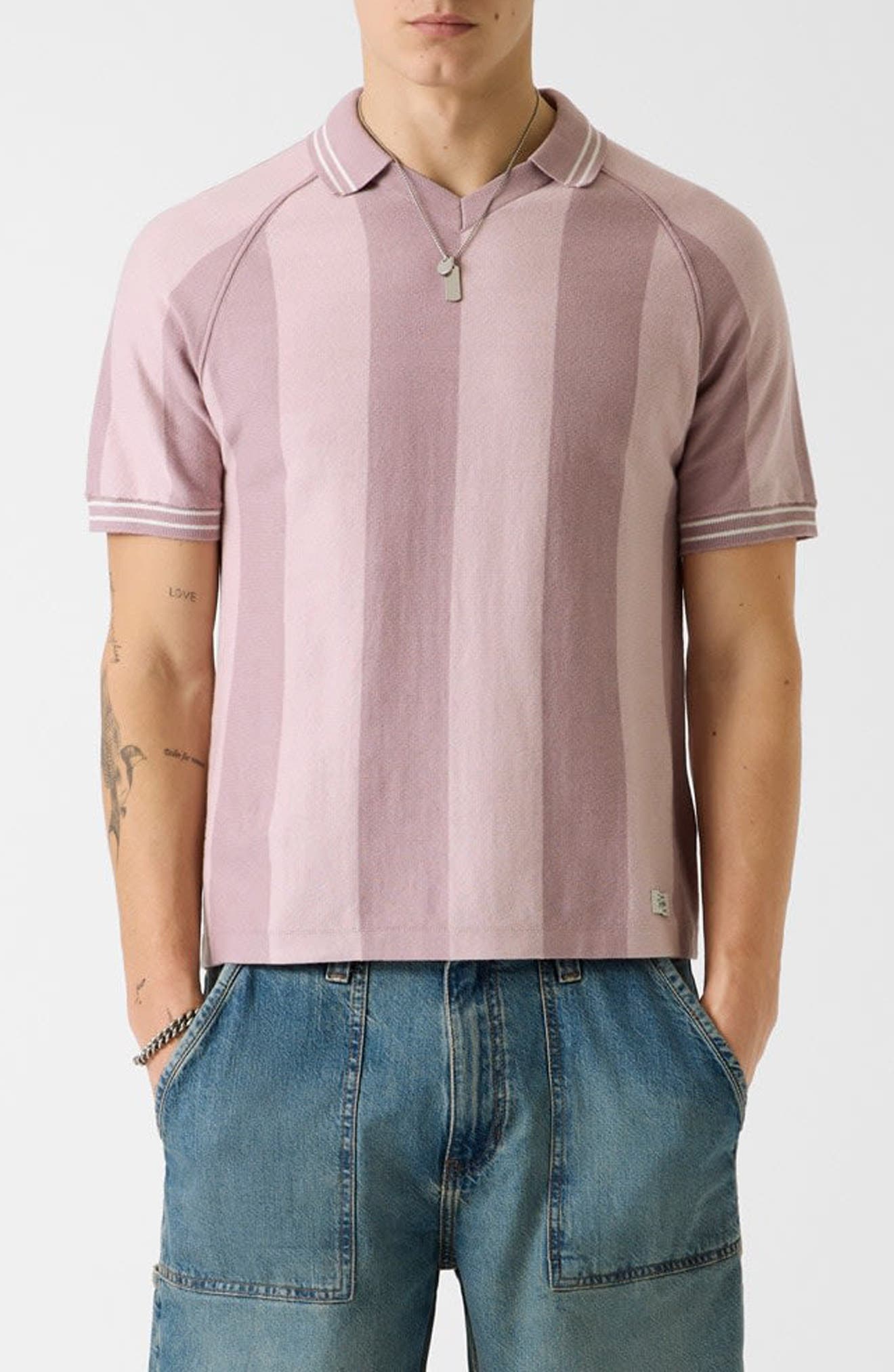 Stripe Polo Sweater - image 1