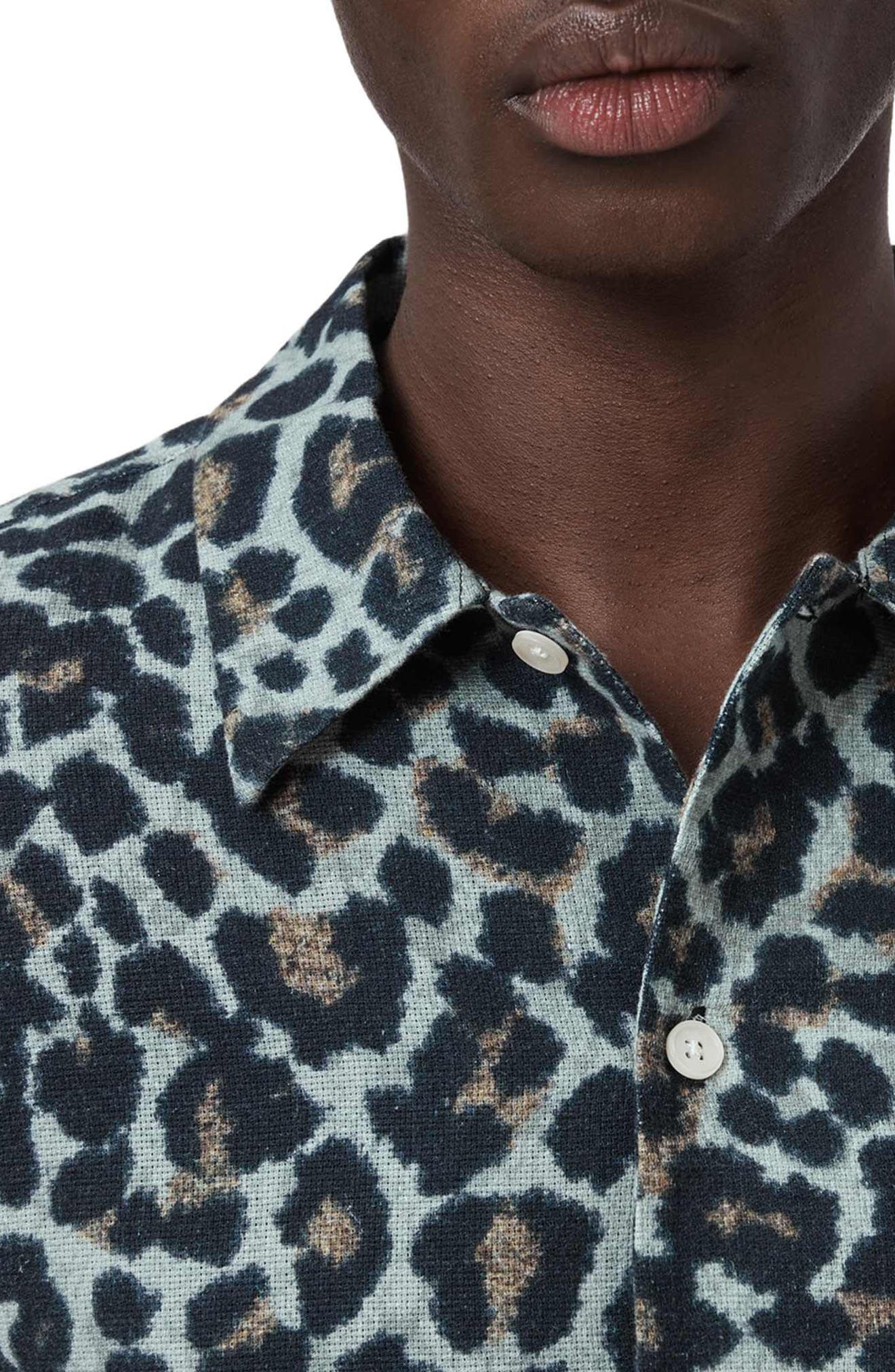 Silesia Leo Short Sleeve Button-Up Shirt - image 2