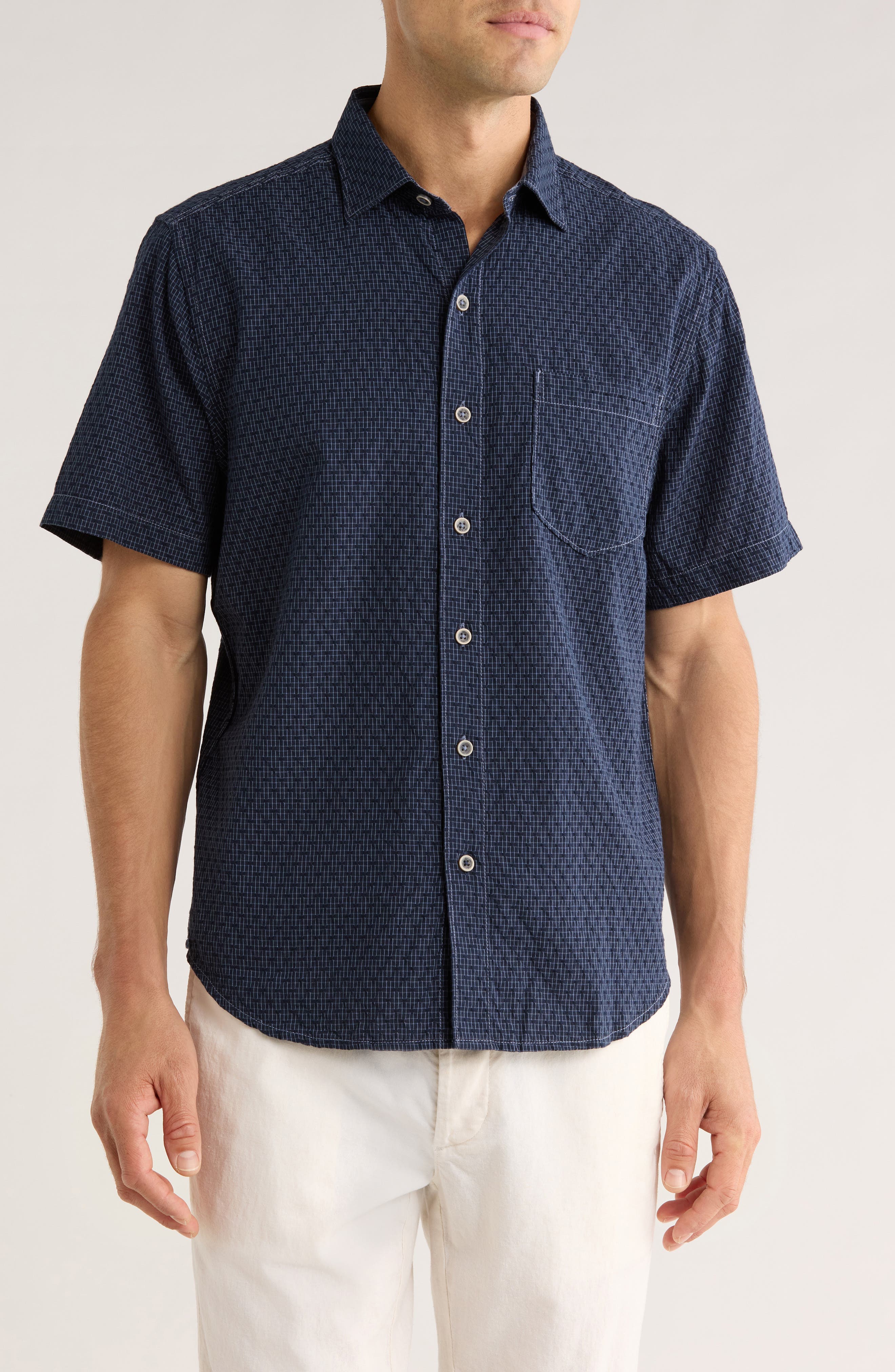 Dockside Dobby Short Sleeve Button-Up Shirt - image 5