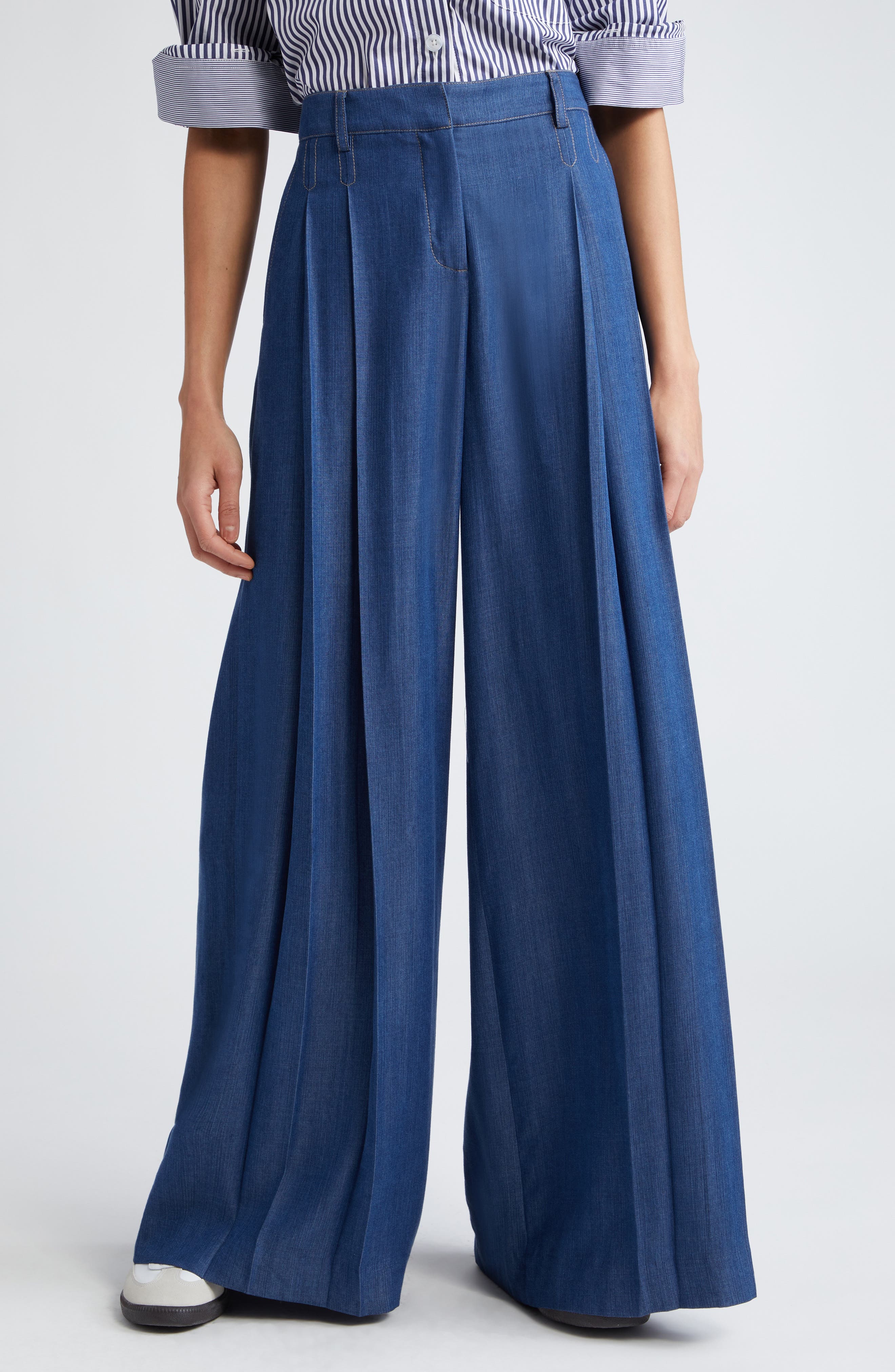 New Didi Pleated Wide Leg Pants - image 1