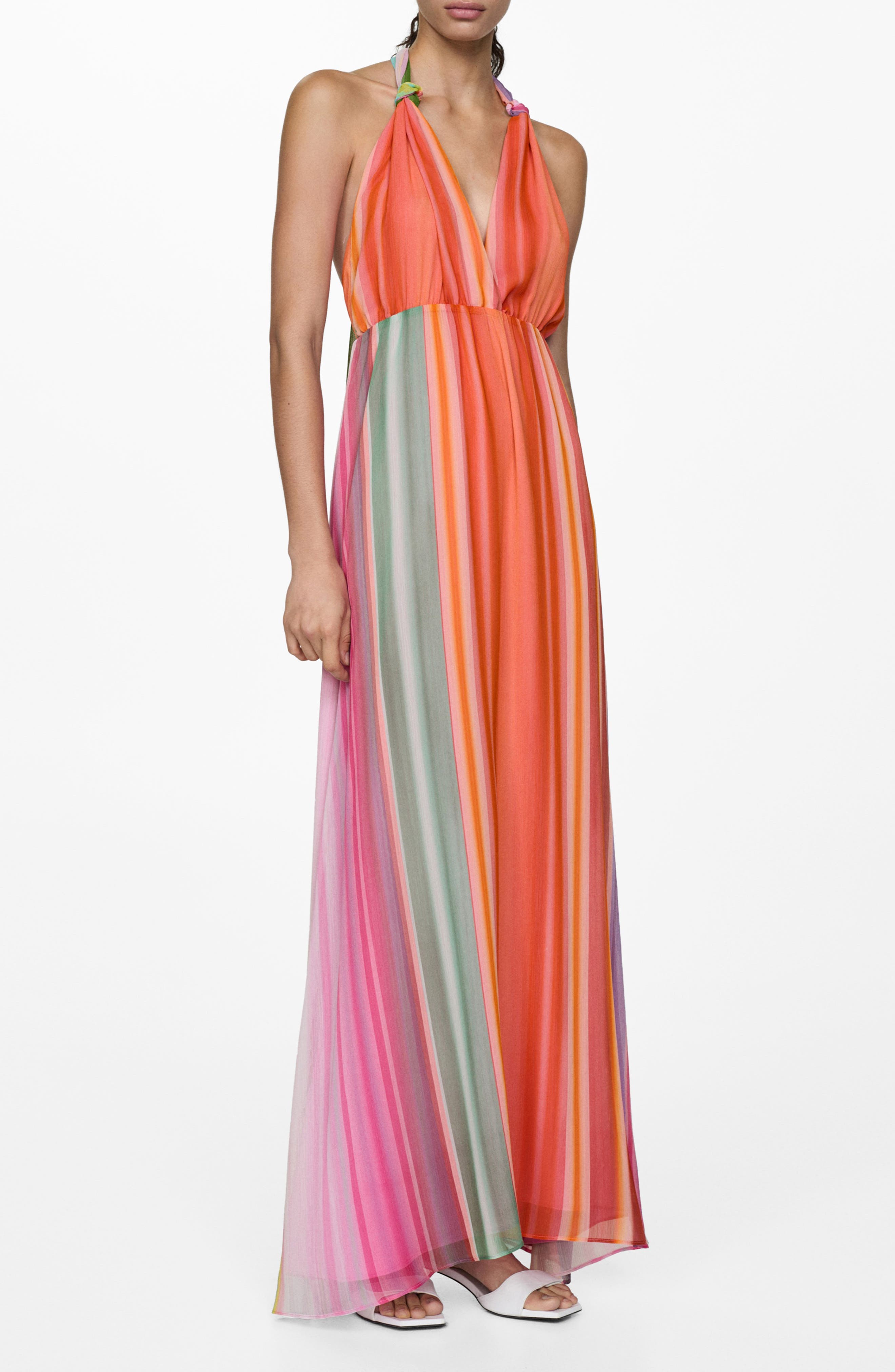 Stripe Chiffon Sundress - image 1